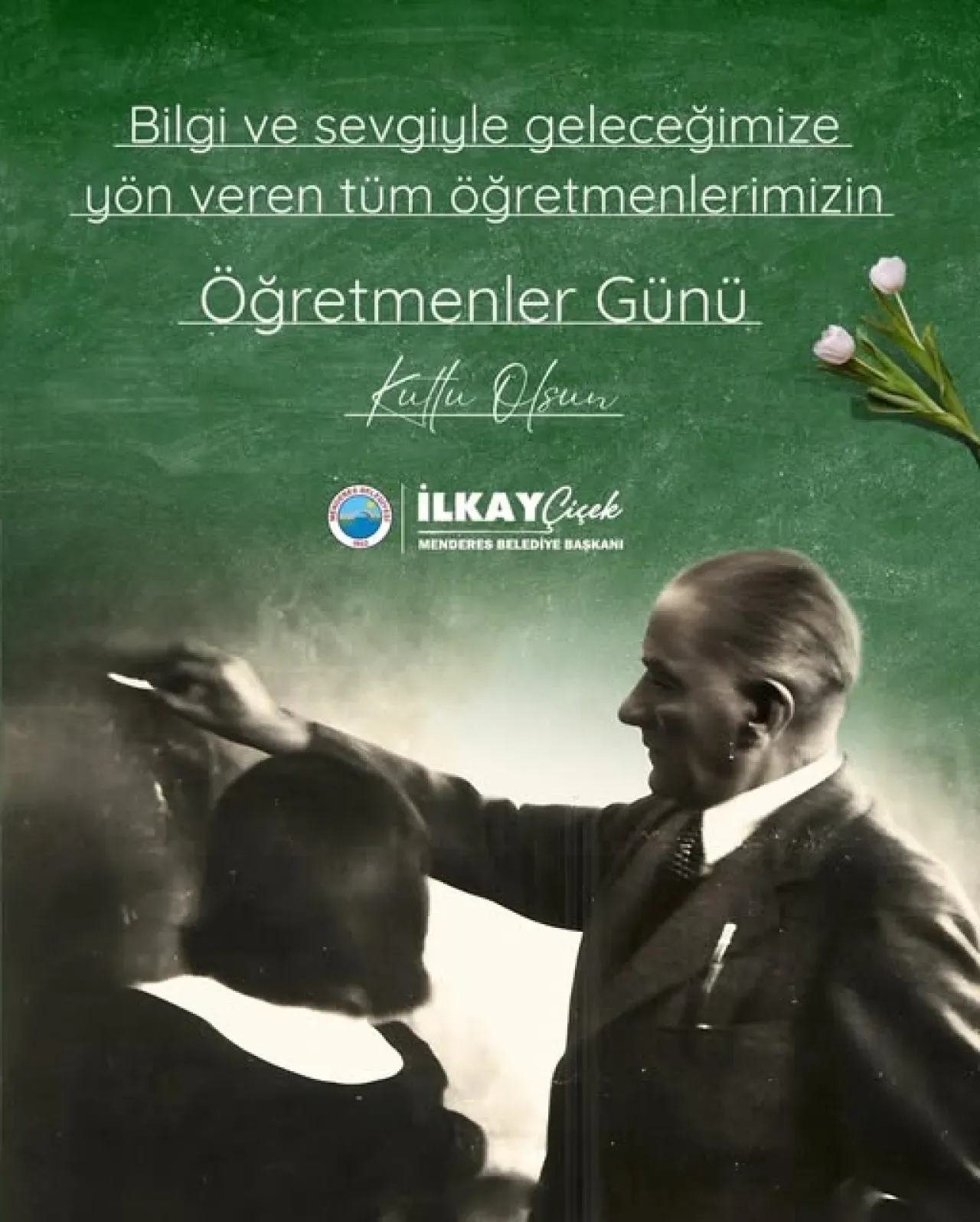 İzmir Menderes'te Öğretmenler Günü Kutlaması İzmir Menderes'te Öğretmenler Günü Kutlaması