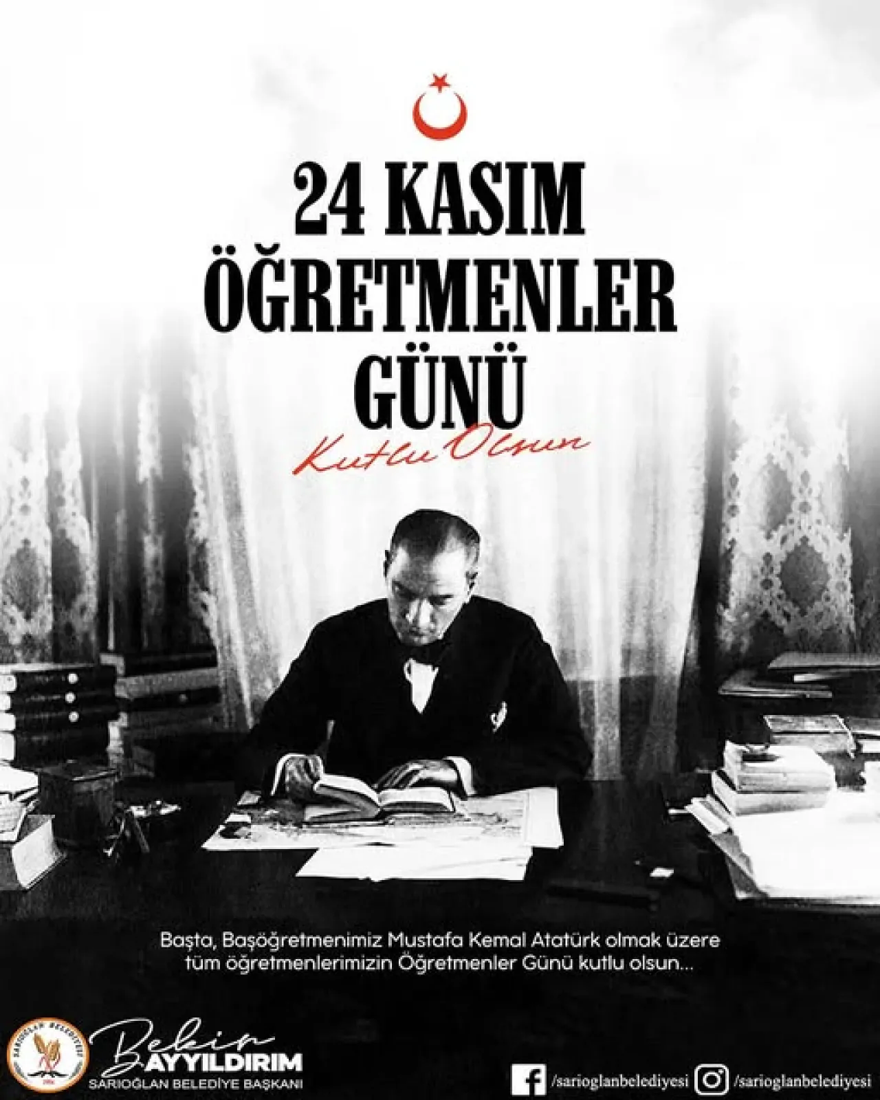 Sarıoğlan'da 24 Kasım Öğretmenler Günü Kutlamaları Sarıoğlan'da 24 Kasım Öğretmenler Günü Kutlamaları