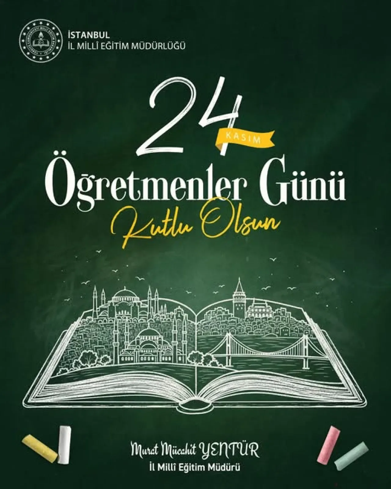 İstanbul İl Millî Eğitim Müdürlüğü'nden Öğretmenler Günü Mesajı İstanbul İl Millî Eğitim Müdürlüğü'nden Öğretmenler Günü Mesajı