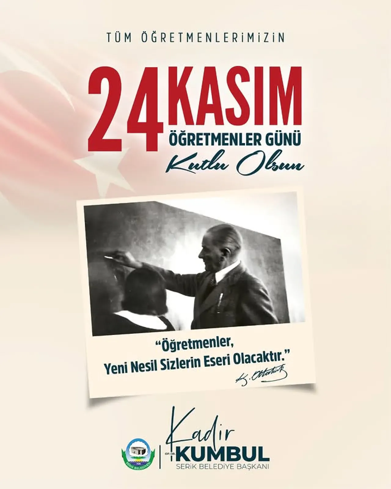 Serik Belediyesi Öğretmenlerin Katkılarının Önemine Dikkat Çekti Serik Belediyesi Öğretmenlerin Katkılarının Önemine Dikkat Çekti