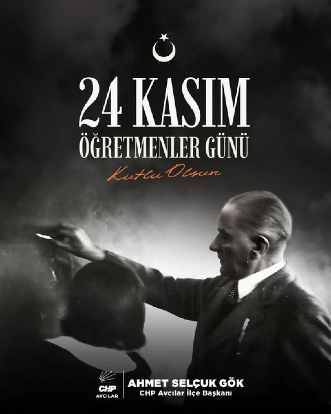 Cumhuriyet Halk Partisi Avcılar'dan 24 Kasım Öğretmenler Günü Mesajı Cumhuriyet Halk Partisi Avcılar'dan 24 Kasım Öğretmenler Günü Mesajı