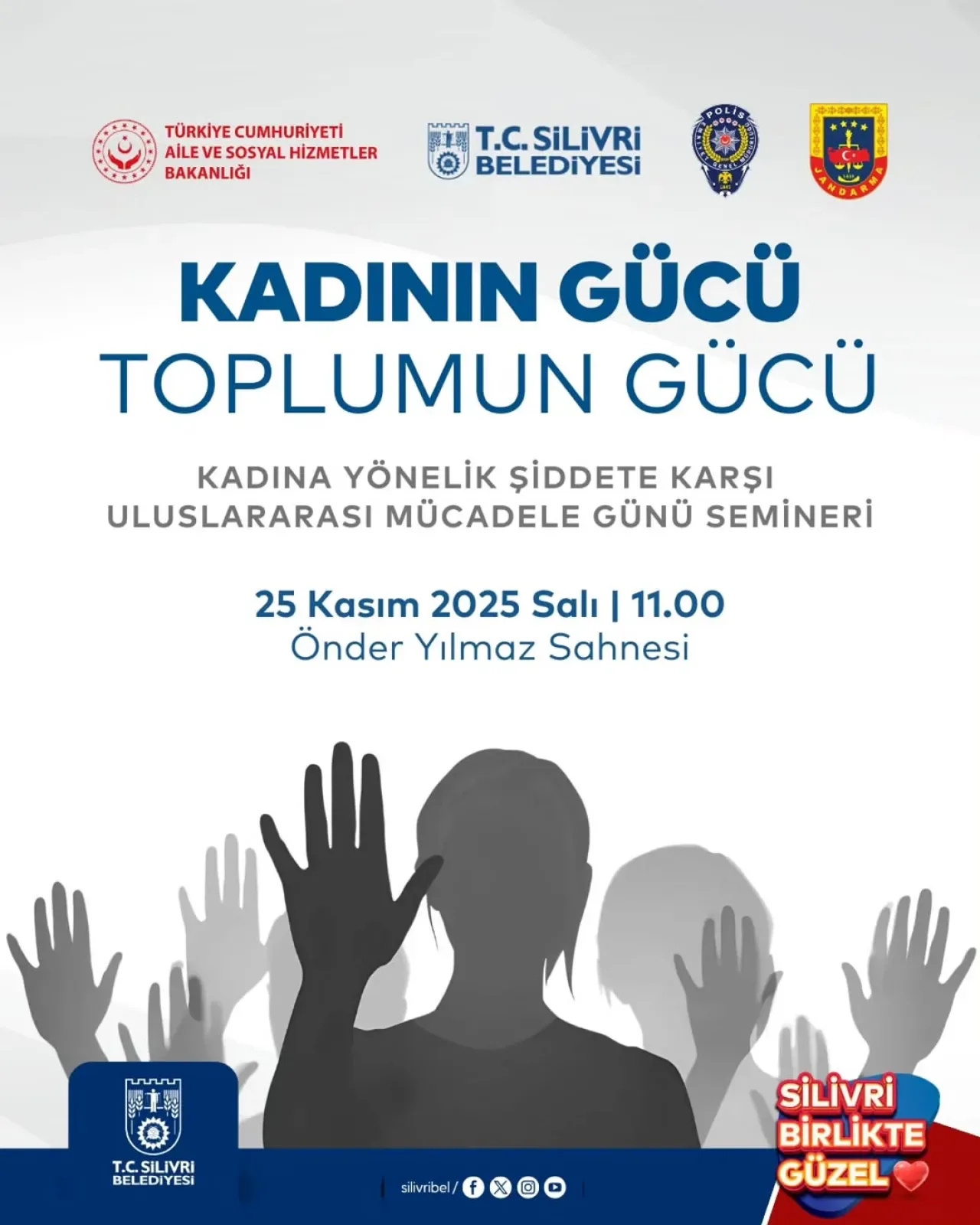 Silivri'de "Kadının Gücü Toplumun Gücü" Semineri Düzenleniyor Silivri'de "Kadının Gücü Toplumun Gücü" Semineri Düzenleniyor