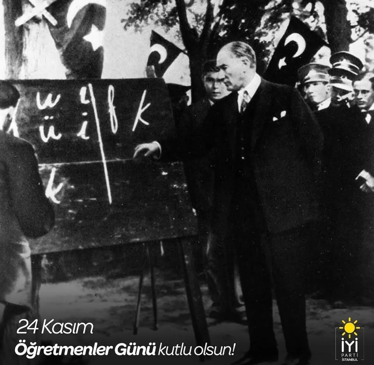 İYİ Parti'den Öğretmenler Günü Mesajı: "Yeni Nesil Sizin Eseriniz Olacaktır" İYİ Parti'den Öğretmenler Günü Mesajı: "Yeni Nesil Sizin Eseriniz Olacaktır"