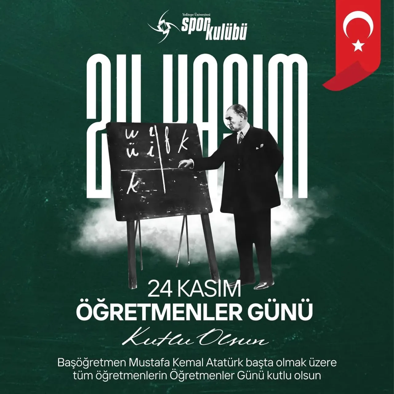 Yeditepe Üniversitesi Spor Kulübü'nden Öğretmenler Günü Mesajı: "İyi Ki Varsınız" Yeditepe Üniversitesi Spor Kulübü'nden Öğretmenler Günü Mesajı: "İyi Ki Varsınız"