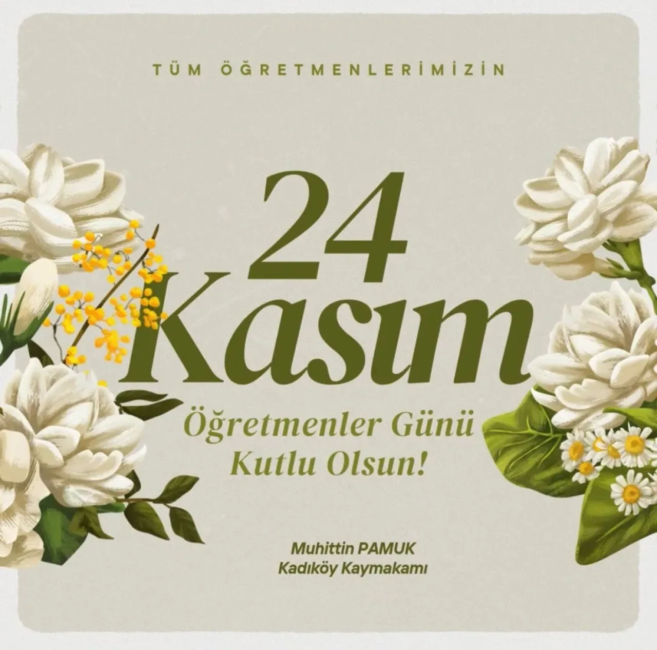 Kadıköy'de 24 Kasım Öğretmenler Günü Kutlandı Kadıköy'de 24 Kasım Öğretmenler Günü Kutlandı