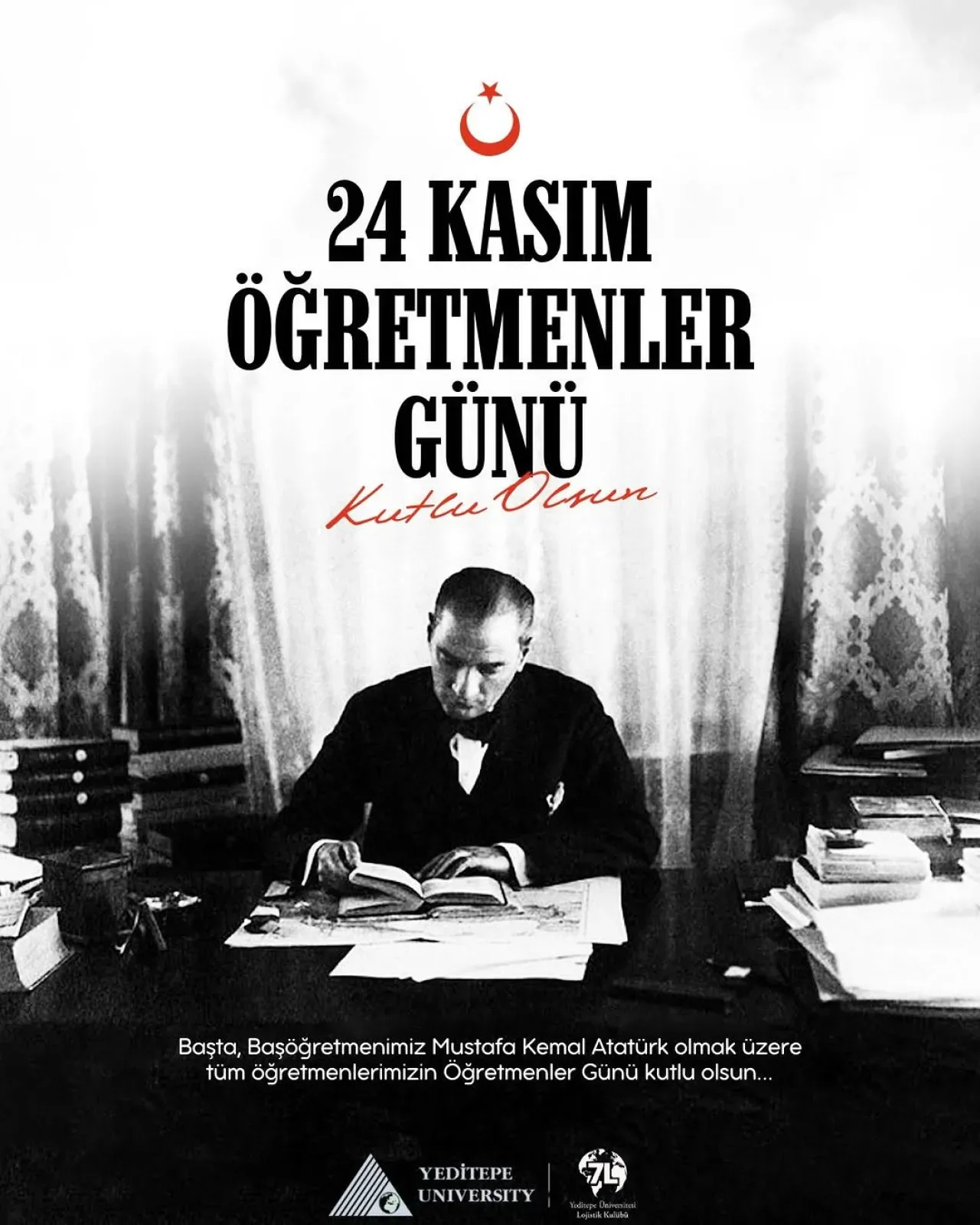 Yeditepe Üniversitesi Lojistik Kulübü'nden 24 Kasım Öğretmenler Günü Mesajı Yeditepe Üniversitesi Lojistik Kulübü'nden 24 Kasım Öğretmenler Günü Mesajı