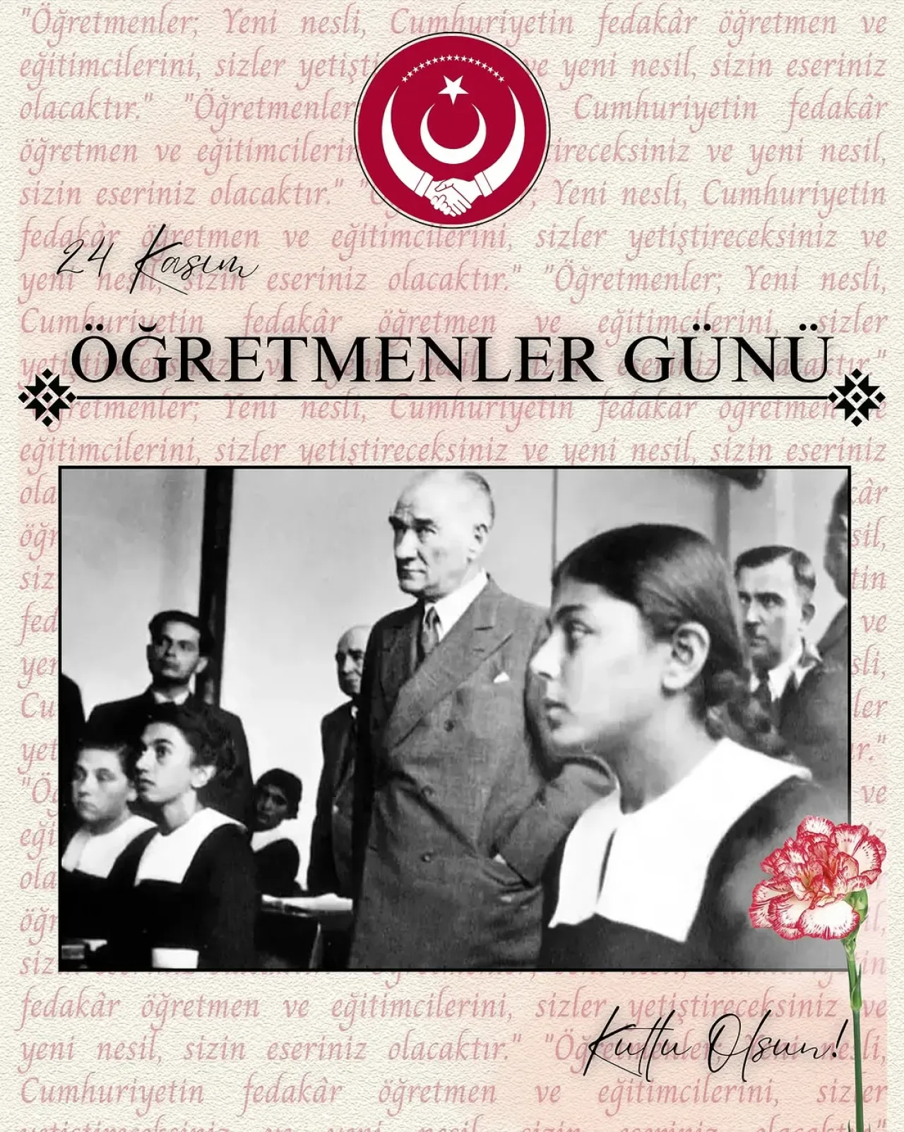 Galatasaray Üniversitesi Türk Dünyası Kulübü'nden 24 Kasım Öğretmenler Günü Mesajı Galatasaray Üniversitesi Türk Dünyası Kulübü'nden 24 Kasım Öğretmenler Günü Mesajı