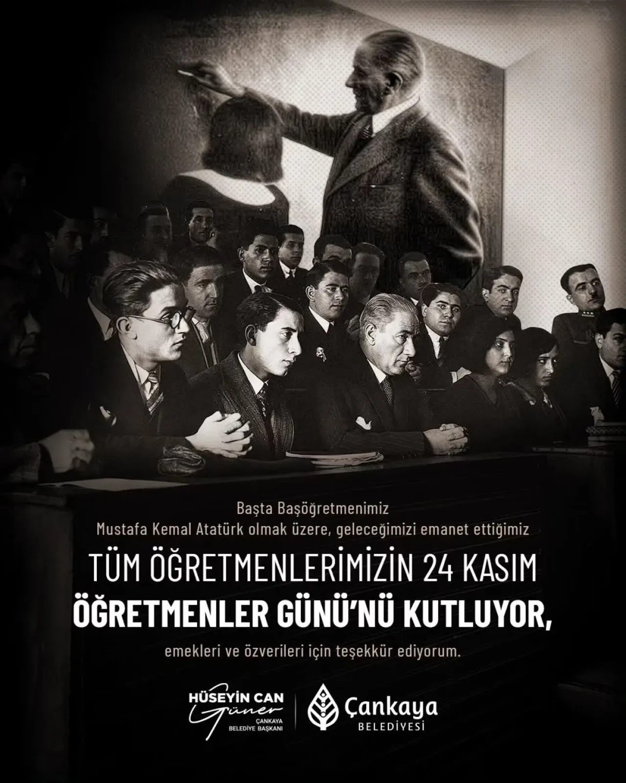 Çankaya Belediyesi'nden 24 Kasım Öğretmenler Günü Mesajı Çankaya Belediyesi'nden 24 Kasım Öğretmenler Günü Mesajı