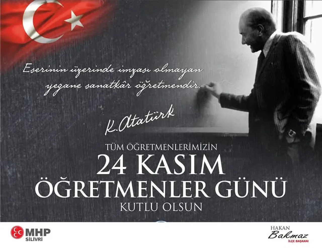Milliyetçi Hareket Partisi Silivri İlçe Örgütü, Öğretmenler Günü'nü Kutlayacak Milliyetçi Hareket Partisi Silivri İlçe Örgütü, Öğretmenler Günü'nü Kutlayacak