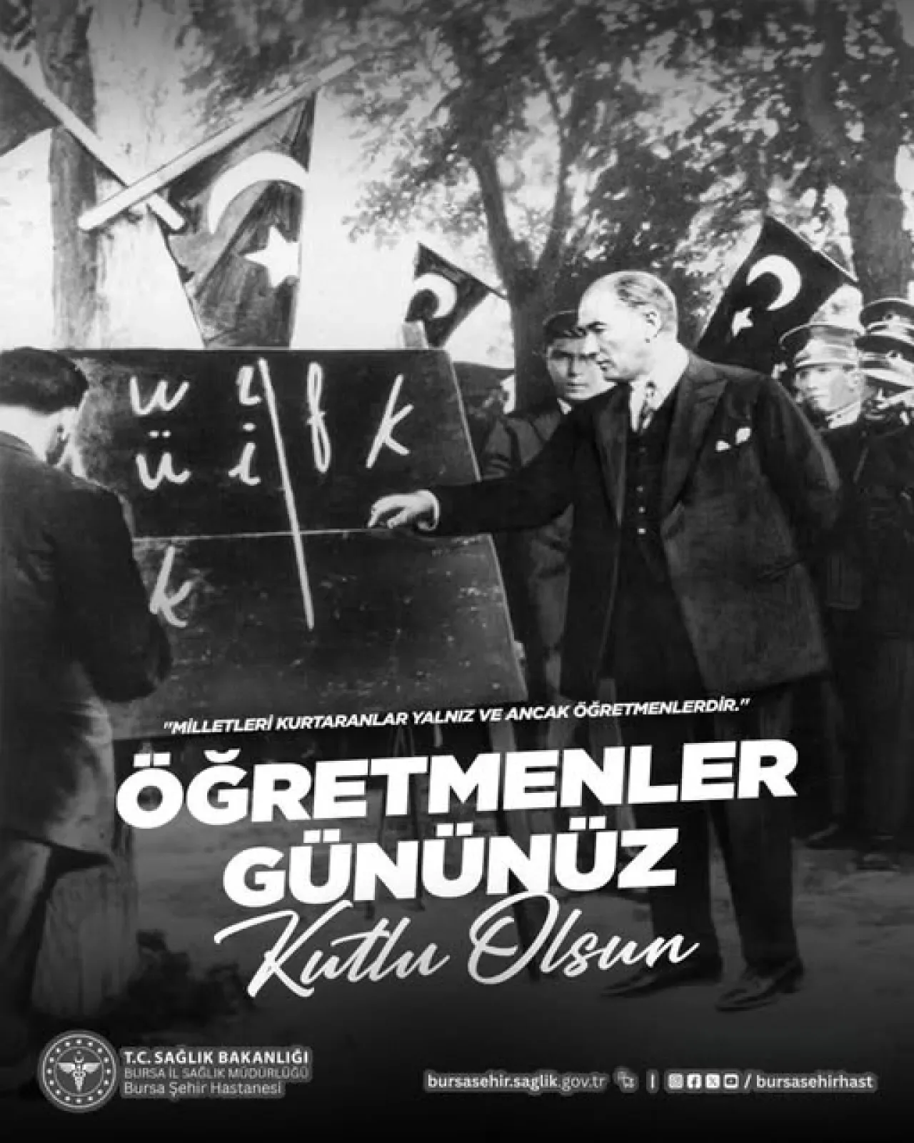 Bursa Şehir Hastanesi Başhekimi'nden 24 Kasım Mesajı Bursa Şehir Hastanesi Başhekimi'nden 24 Kasım Mesajı