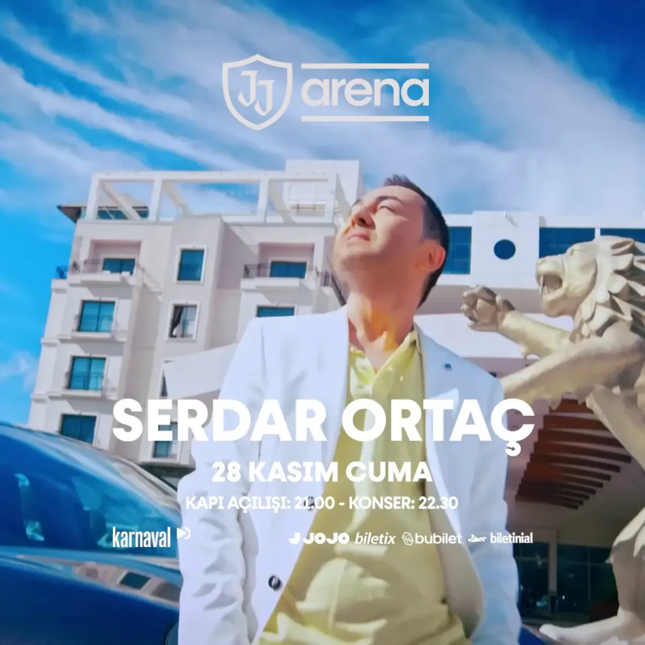 Serdar Ortaç, 28 Kasım'da JJ Arena Ataşehir'de Dev Konser Verecek Serdar Ortaç, 28 Kasım'da JJ Arena Ataşehir'de Dev Konser Verecek