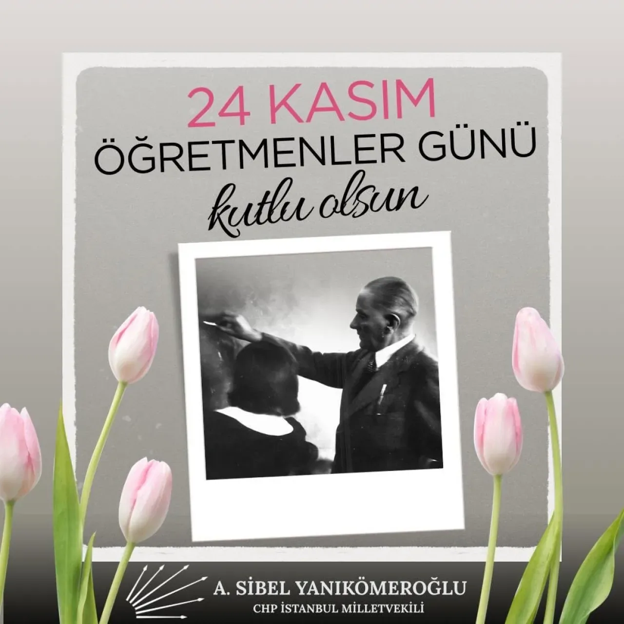 İYİ Partili Yanıkömeroğlu, Öğretmenler Günü'nü Kutladı İYİ Partili Yanıkömeroğlu, Öğretmenler Günü'nü Kutladı