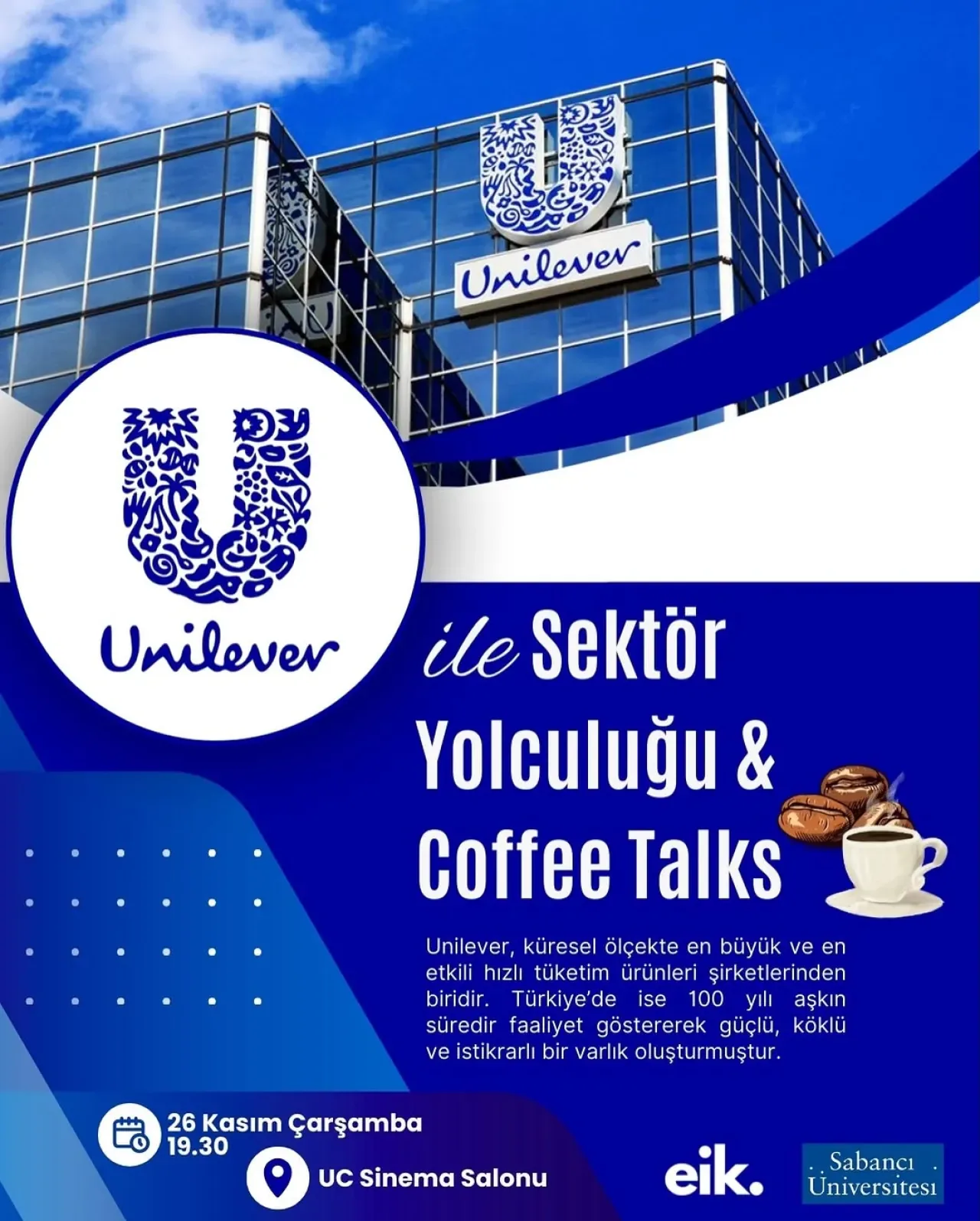 Unilever Türkiye Ekibi, Öğrencilerle Sektör Deneyimlerini Paylaşacak Unilever Türkiye Ekibi, Öğrencilerle Sektör Deneyimlerini Paylaşacak