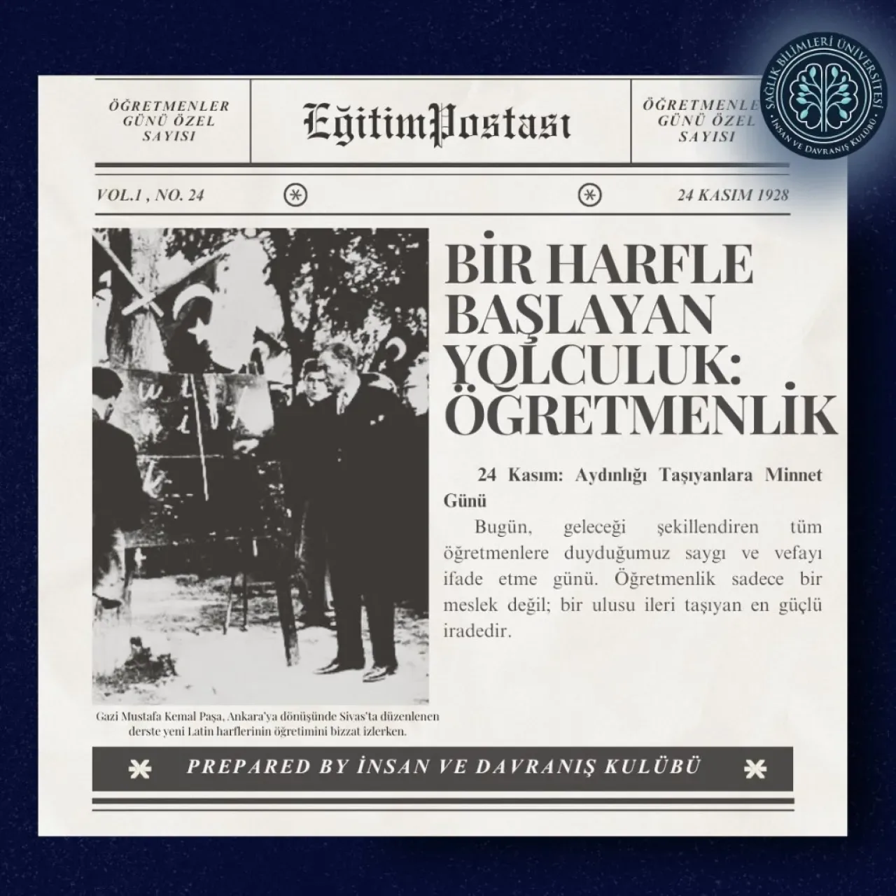 Öğretmenler Günü'nde Eğitim Emekçilerine Minnetle Öğretmenler Günü'nde Eğitim Emekçilerine Minnetle