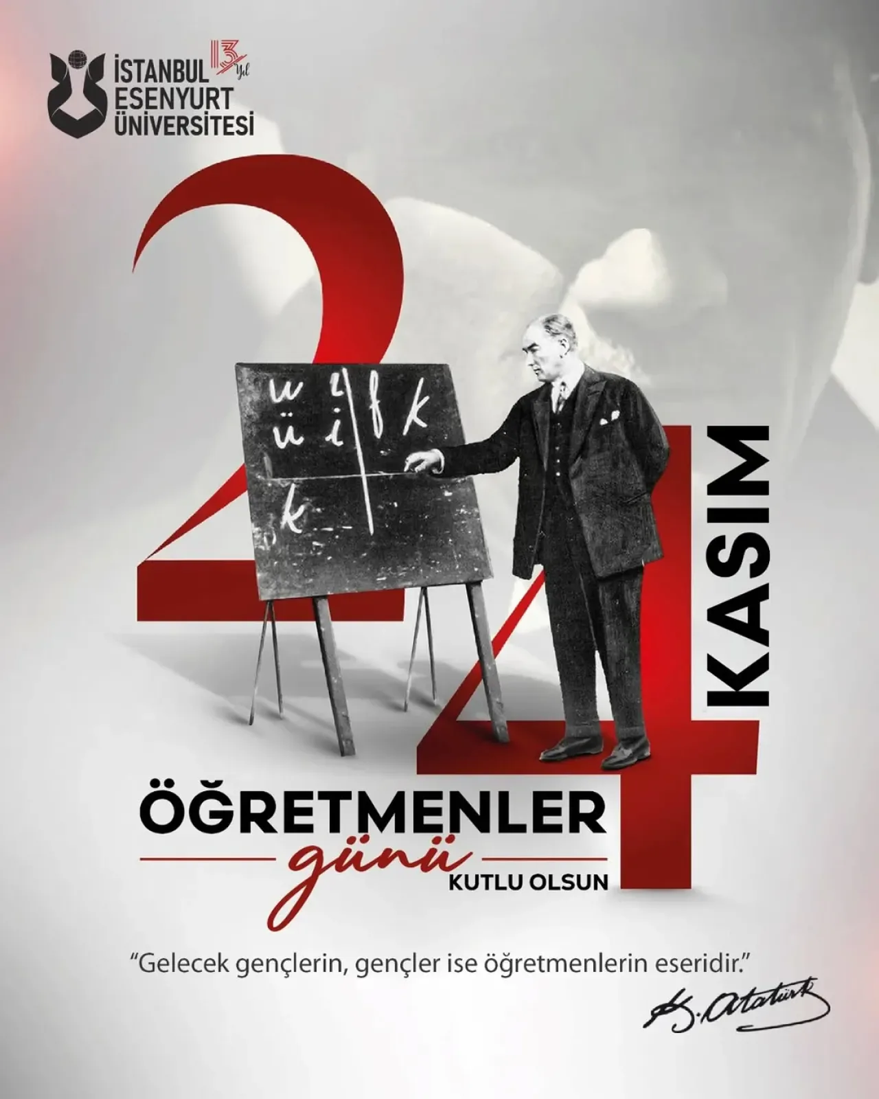 24 Kasım Öğretmenler Günü'nde Eğitim Neferleri Onurlandırılıyor 24 Kasım Öğretmenler Günü'nde Eğitim Neferleri Onurlandırılıyor