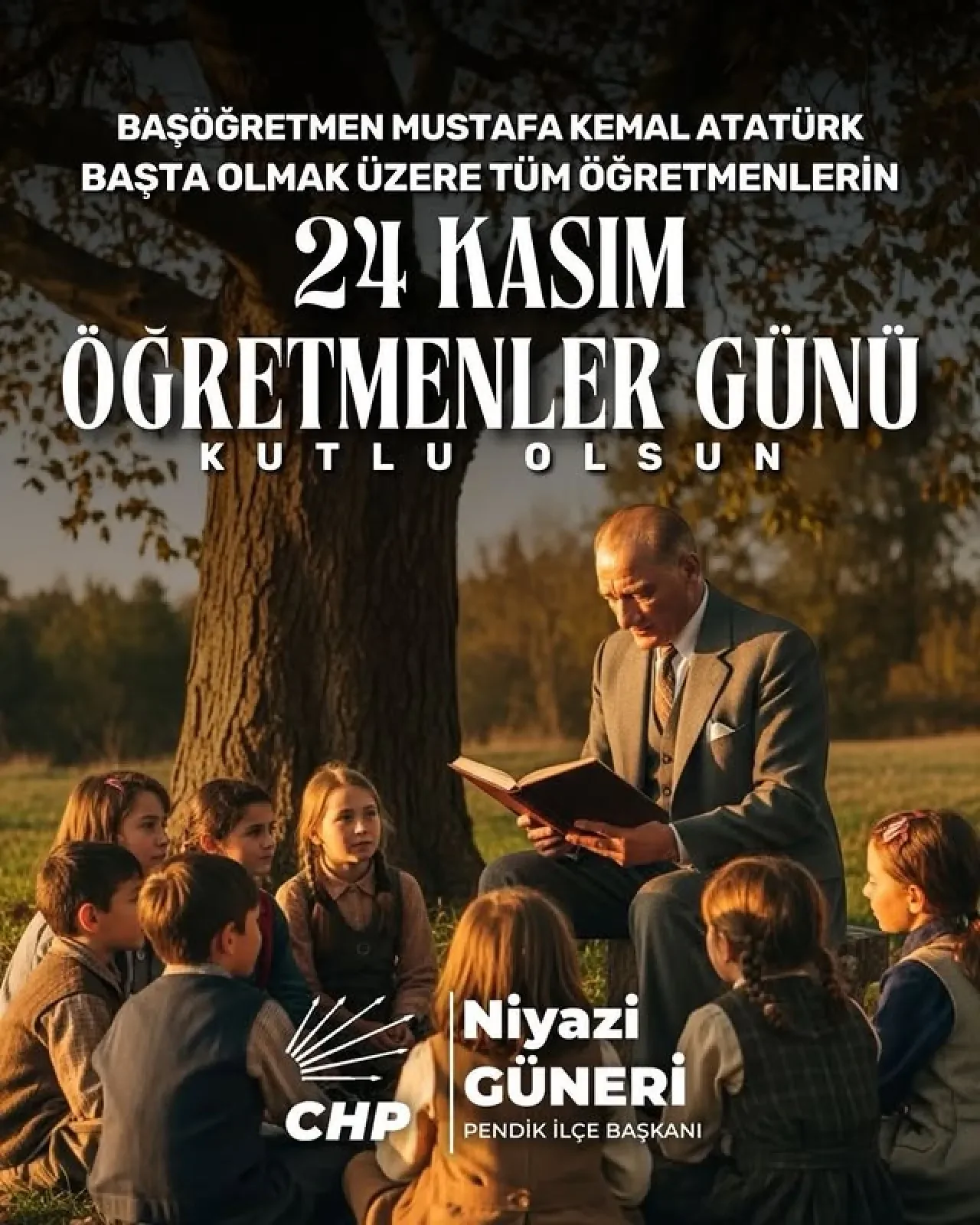 Cumhuriyet Halk Partisi Pendik'ten 24 Kasım Öğretmenler Günü Mesajı Cumhuriyet Halk Partisi Pendik'ten 24 Kasım Öğretmenler Günü Mesajı
