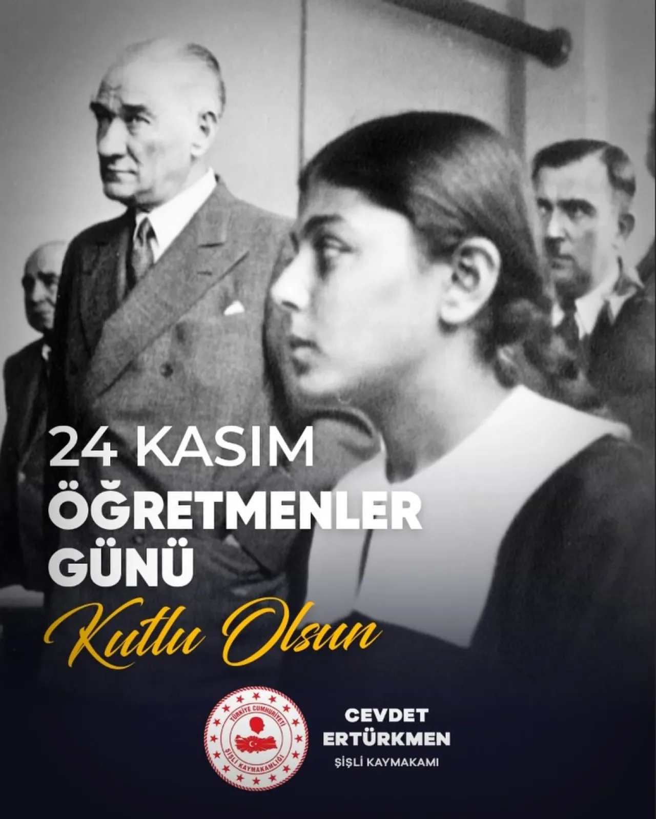 Şişli Kaymakamlığı'ndan 24 Kasım Öğretmenler Günü Mesajı Şişli Kaymakamlığı'ndan 24 Kasım Öğretmenler Günü Mesajı