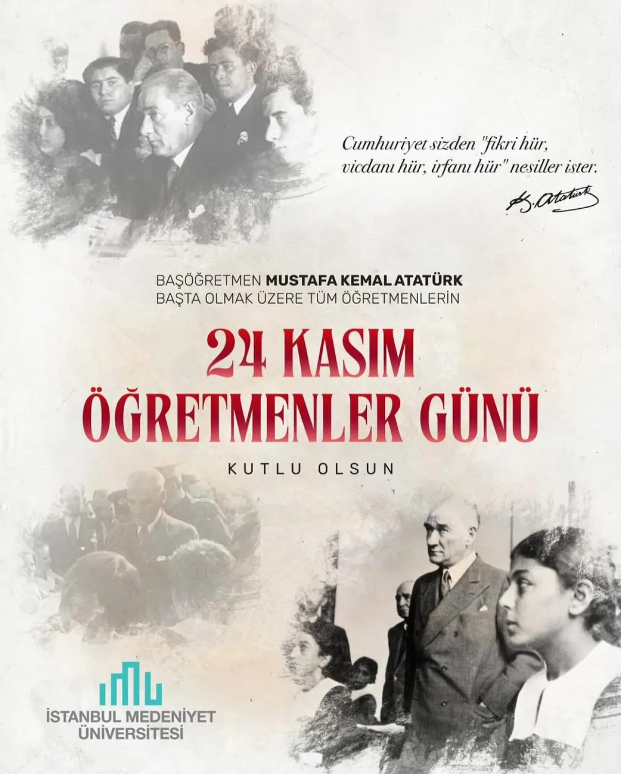 24 Kasım Öğretmenler Günü Mesajı: Öğretmenler Geleceğin Temel Taşıdır 24 Kasım Öğretmenler Günü Mesajı: Öğretmenler Geleceğin Temel Taşıdır