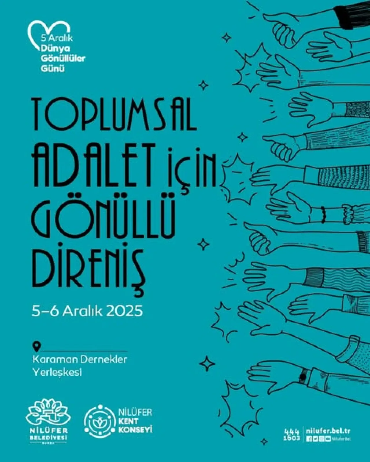 Nilüfer'de Gönüllüler, Toplumsal Adalet İçin Buluşuyor Nilüfer'de Gönüllüler, Toplumsal Adalet İçin Buluşuyor