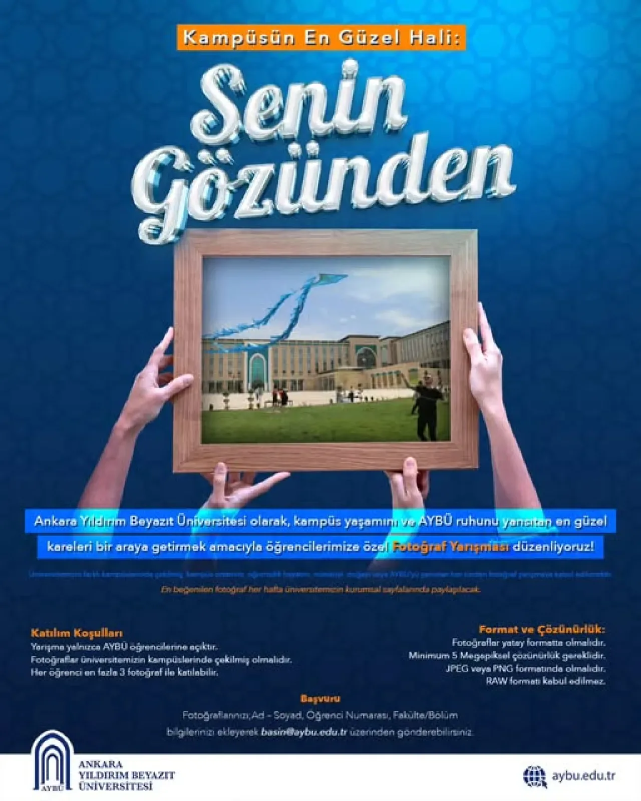 Ankara Yıldırım Beyazıt Üniversitesi'nde Öğrenciler İçin Fotoğraf Yarışması Ankara Yıldırım Beyazıt Üniversitesi'nde Öğrenciler İçin Fotoğraf Yarışması