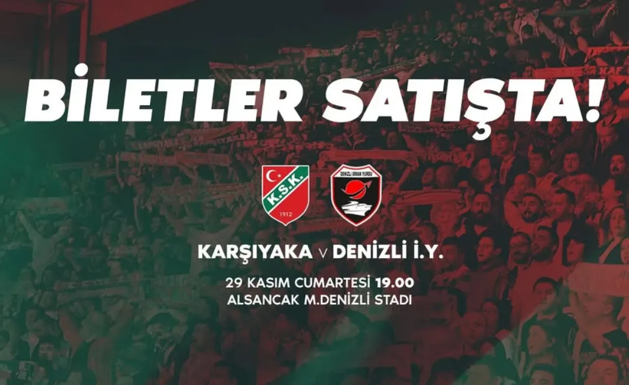 Karşıyaka, Denizli İdman Yurdu Maçı Biletleri Satışta Karşıyaka, Denizli İdman Yurdu Maçı Biletleri Satışta