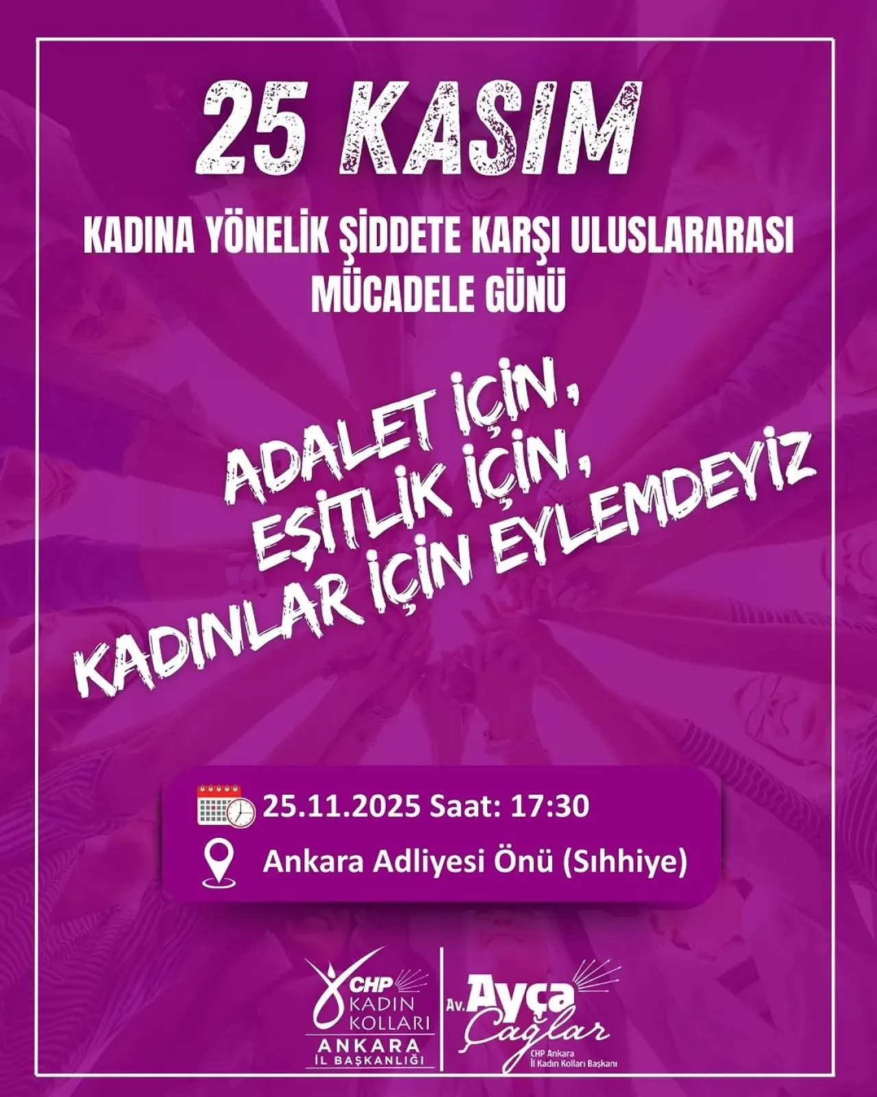 Ankara'da 25 Kasım'da Kadına Yönelik Şiddetle Mücadele için Sessiz Duruş Ankara'da 25 Kasım'da Kadına Yönelik Şiddetle Mücadele için Sessiz Duruş