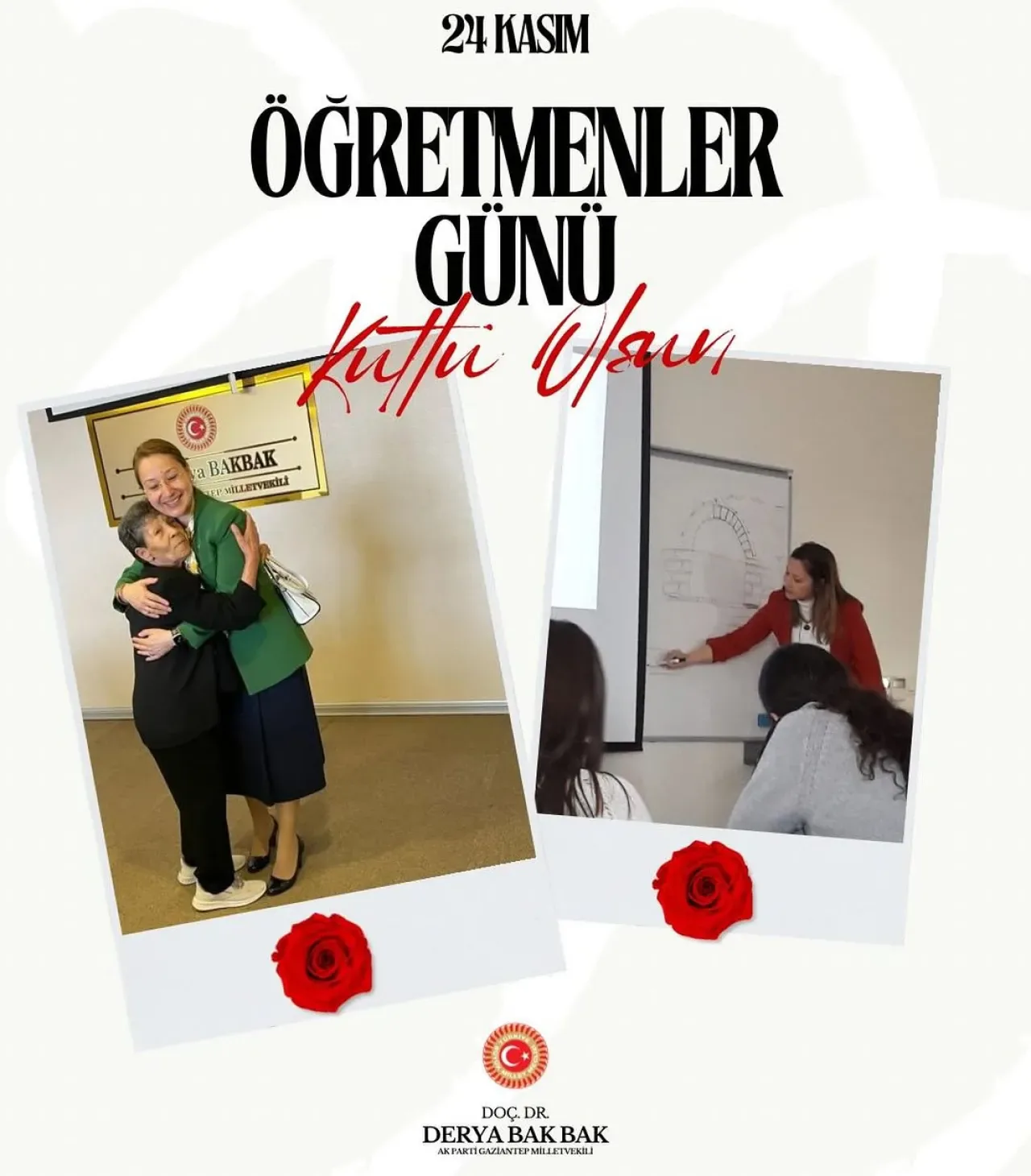 Gaziantep Milletvekili Bakbak, Öğretmenler Günü Mesajı Yayımladı Gaziantep Milletvekili Bakbak, Öğretmenler Günü Mesajı Yayımladı