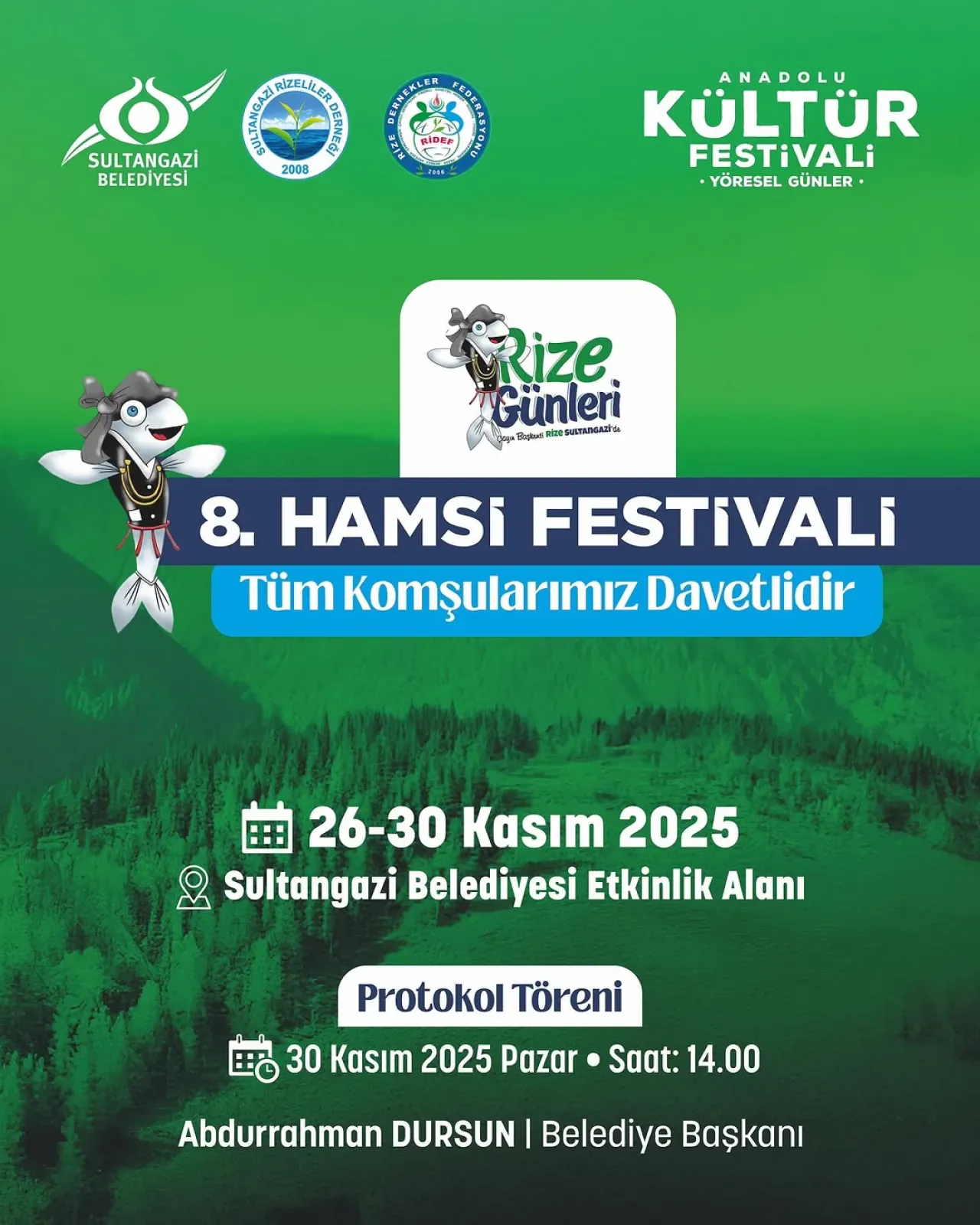 Sultangazi'de 8. Hamsi Festivali Başlıyor: 26-30 Kasım Tarihleri Arasında Lezzet Şöleni Sultangazi'de 8. Hamsi Festivali Başlıyor: 26-30 Kasım Tarihleri Arasında Lezzet Şöleni