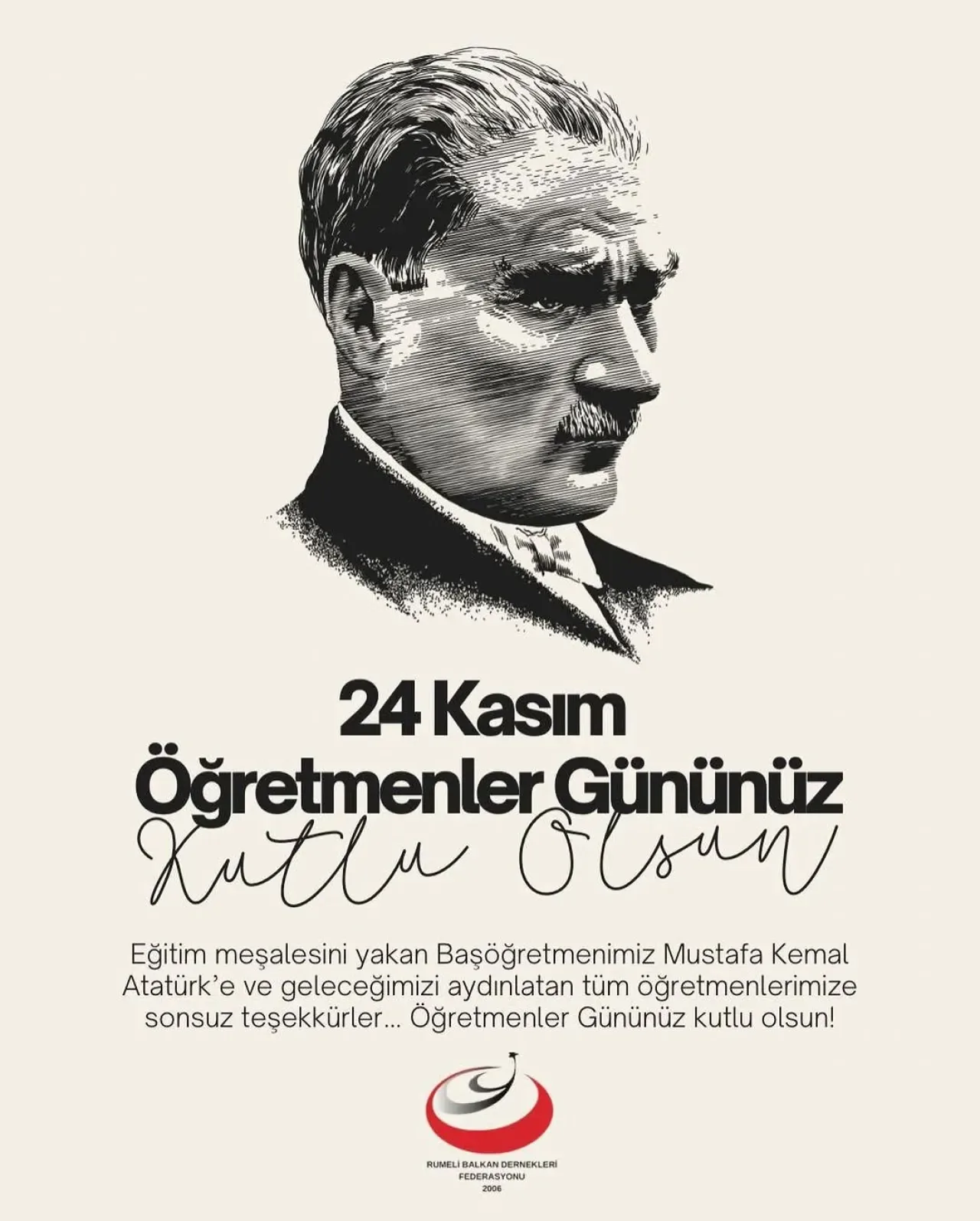 24 Kasım Öğretmenler Günü'nde Atatürk ve Tüm Öğretmenler Anıldı 24 Kasım Öğretmenler Günü'nde Atatürk ve Tüm Öğretmenler Anıldı