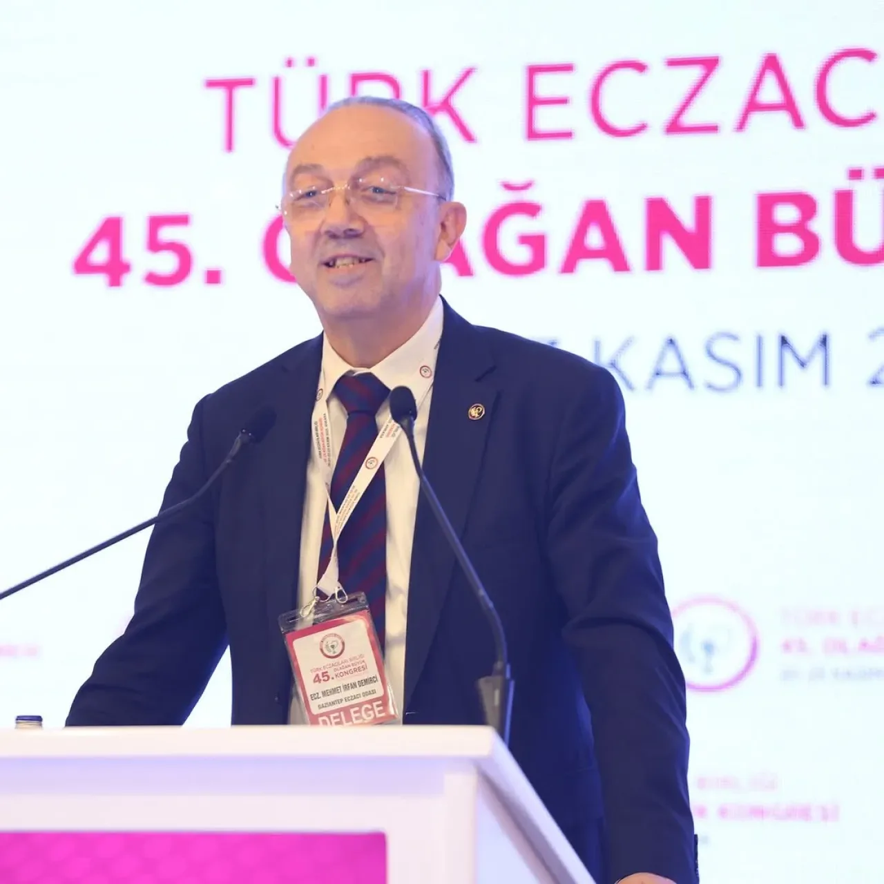 Gaziantep'li İrfan Demirci, Türk Eczacılar Birliği Başkanı Seçildi Gaziantep'li İrfan Demirci, Türk Eczacılar Birliği Başkanı Seçildi
