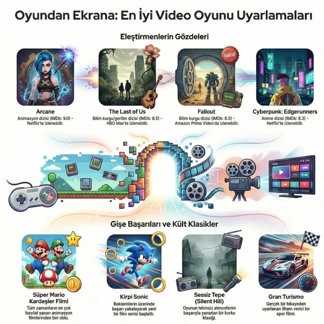 En İyi Video Oyunu Uyarlamaları: Oyundan Büyük Ekrana Başarıyla Taşınan Yapımlar En İyi Video Oyunu Uyarlamaları: Oyundan Büyük Ekrana Başarıyla Taşınan Yapımlar