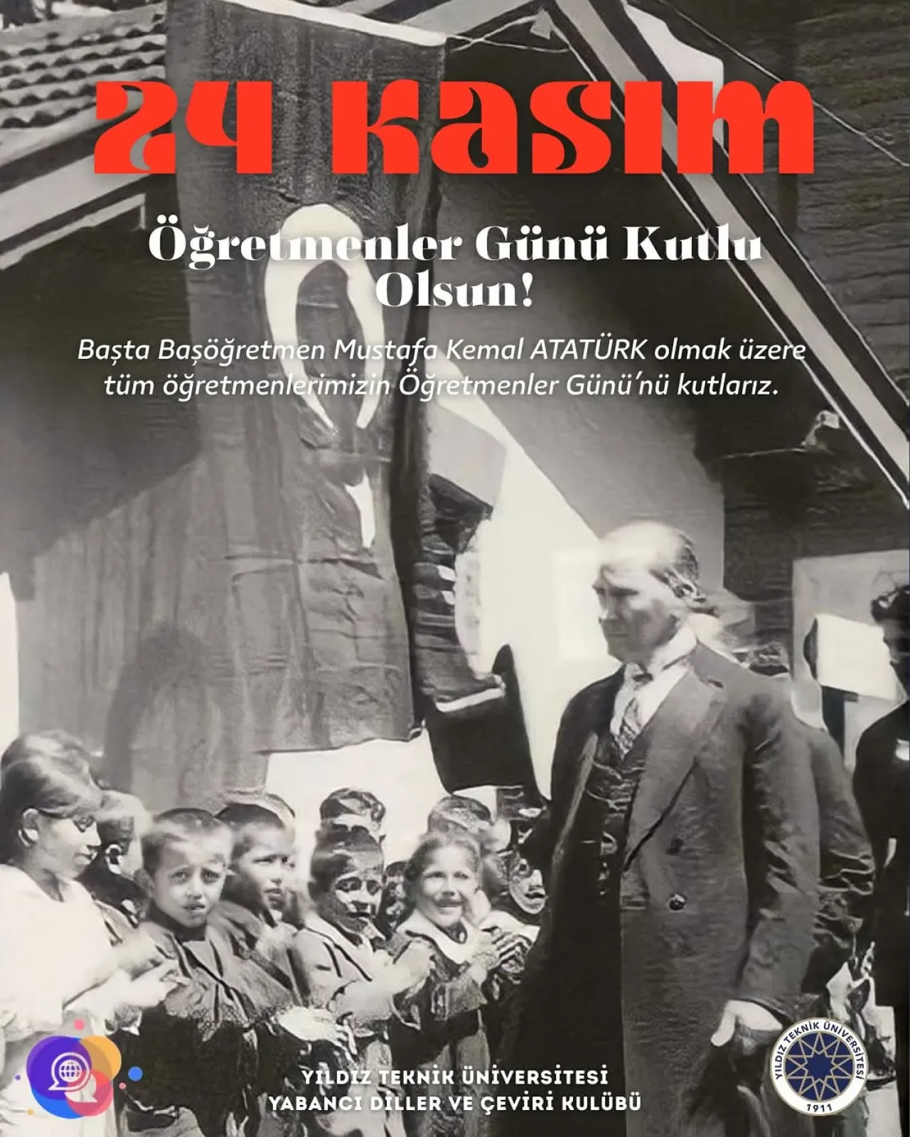Yabancı Diller ve Çeviri Kulübü'nden Öğretmenler Günü Mesajı Yabancı Diller ve Çeviri Kulübü'nden Öğretmenler Günü Mesajı