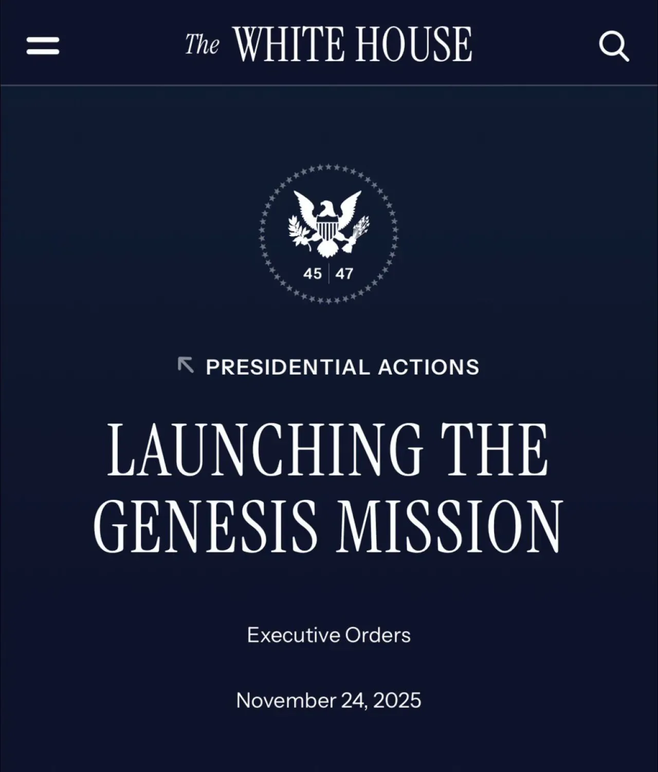 Trump'tan Yapay Zeka Hamlesi: Genesis Mission ile Federal Veriler Bilimsel Araştırmalara Açılıyor Trump'tan Yapay Zeka Hamlesi: Genesis Mission ile Federal Veriler Bilimsel Araştırmalara Açılıyor