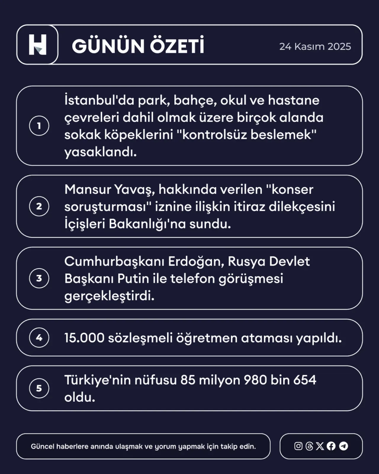 Türkiye Gündemi: 24 Kasım 2025'te Günün Öne Çıkan Başlıkları Türkiye Gündemi: 24 Kasım 2025'te Günün Öne Çıkan Başlıkları