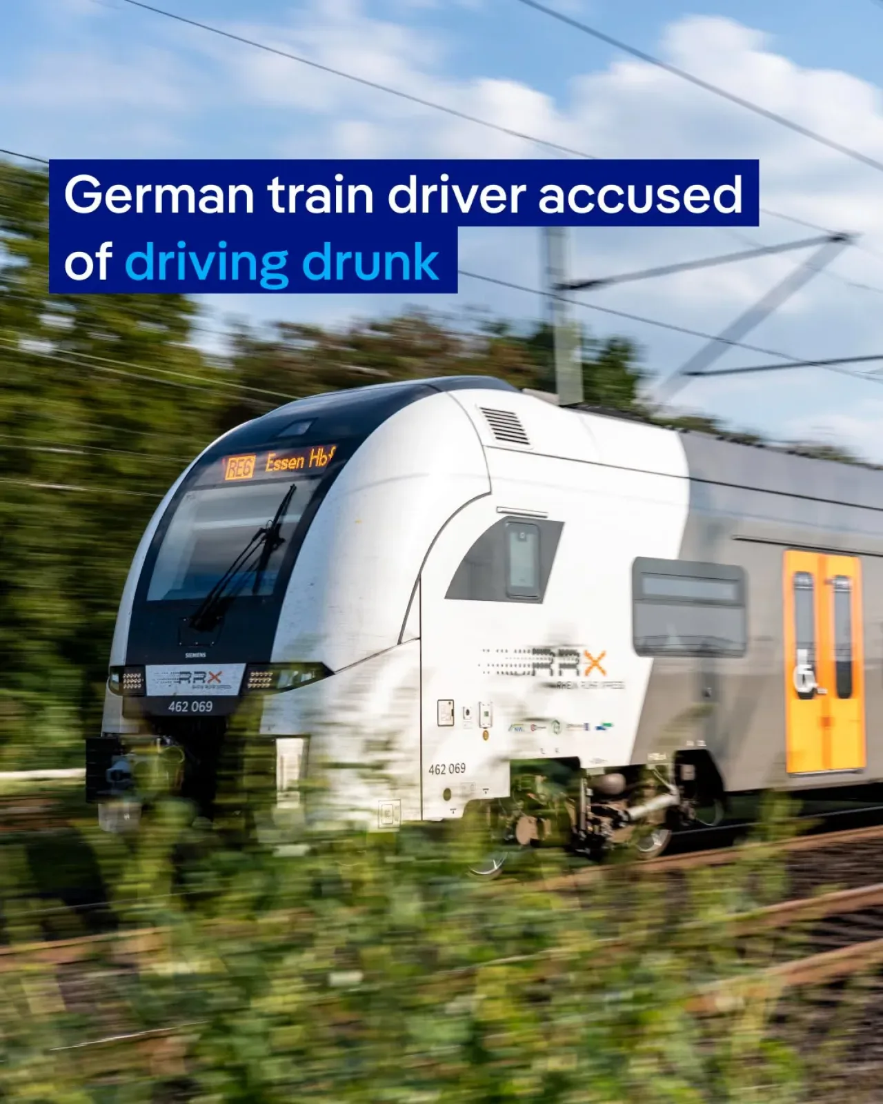 Almanya'da Tren Sürücüsü Yüksek Alkollü Halde Yolcu Treni Kullandı: 250 Yolcu Tahliye Edildi Almanya'da Tren Sürücüsü Yüksek Alkollü Halde Yolcu Treni Kullandı: 250 Yolcu Tahliye Edildi