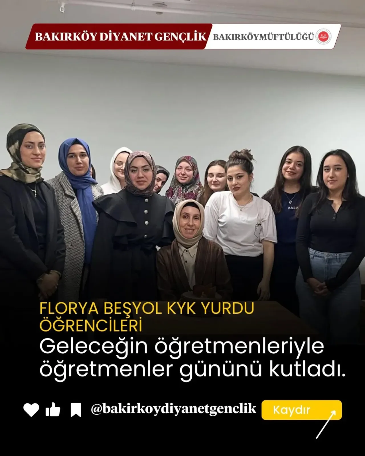 Florya Beşyol KYK Yurdu'nda Öğretmenler Günü Kutlaması Florya Beşyol KYK Yurdu'nda Öğretmenler Günü Kutlaması