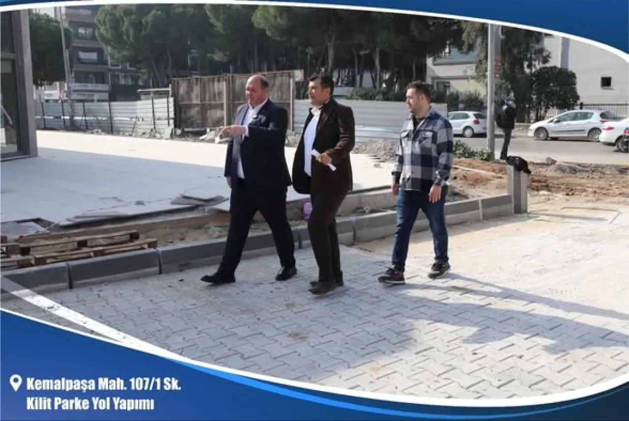Menderes Belediyesi, Kemalpaşa Mahallesi'nde 107 Sokak'ın Yol Çalışmasını Tamamladı Menderes Belediyesi, Kemalpaşa Mahallesi'nde 107 Sokak'ın Yol Çalışmasını Tamamladı