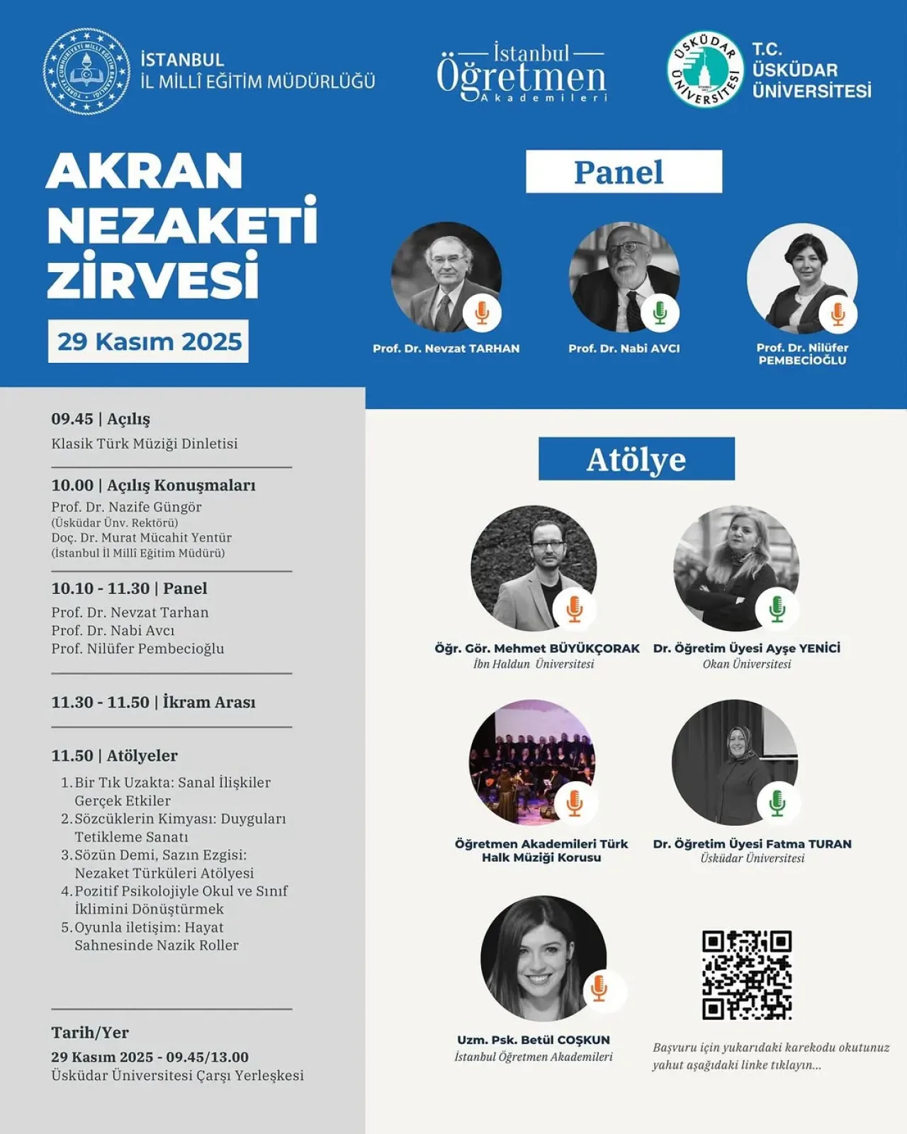 Kâğıthane'de Öğretmenlere Yönelik Akran Nezâketi Zirvesi Düzenleniyor Kâğıthane'de Öğretmenlere Yönelik Akran Nezâketi Zirvesi Düzenleniyor