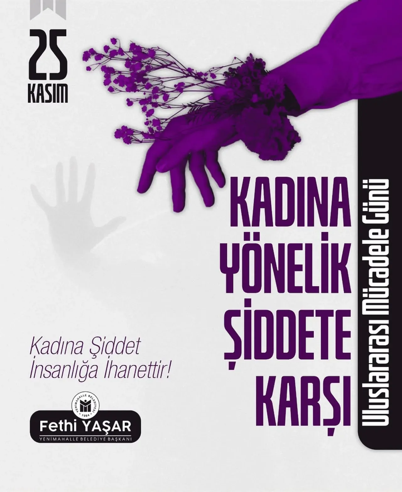 Yenimahalle Belediyesi'nden Kadına Şiddet Karşıtı Güçlü Mesaj Yenimahalle Belediyesi'nden Kadına Şiddet Karşıtı Güçlü Mesaj