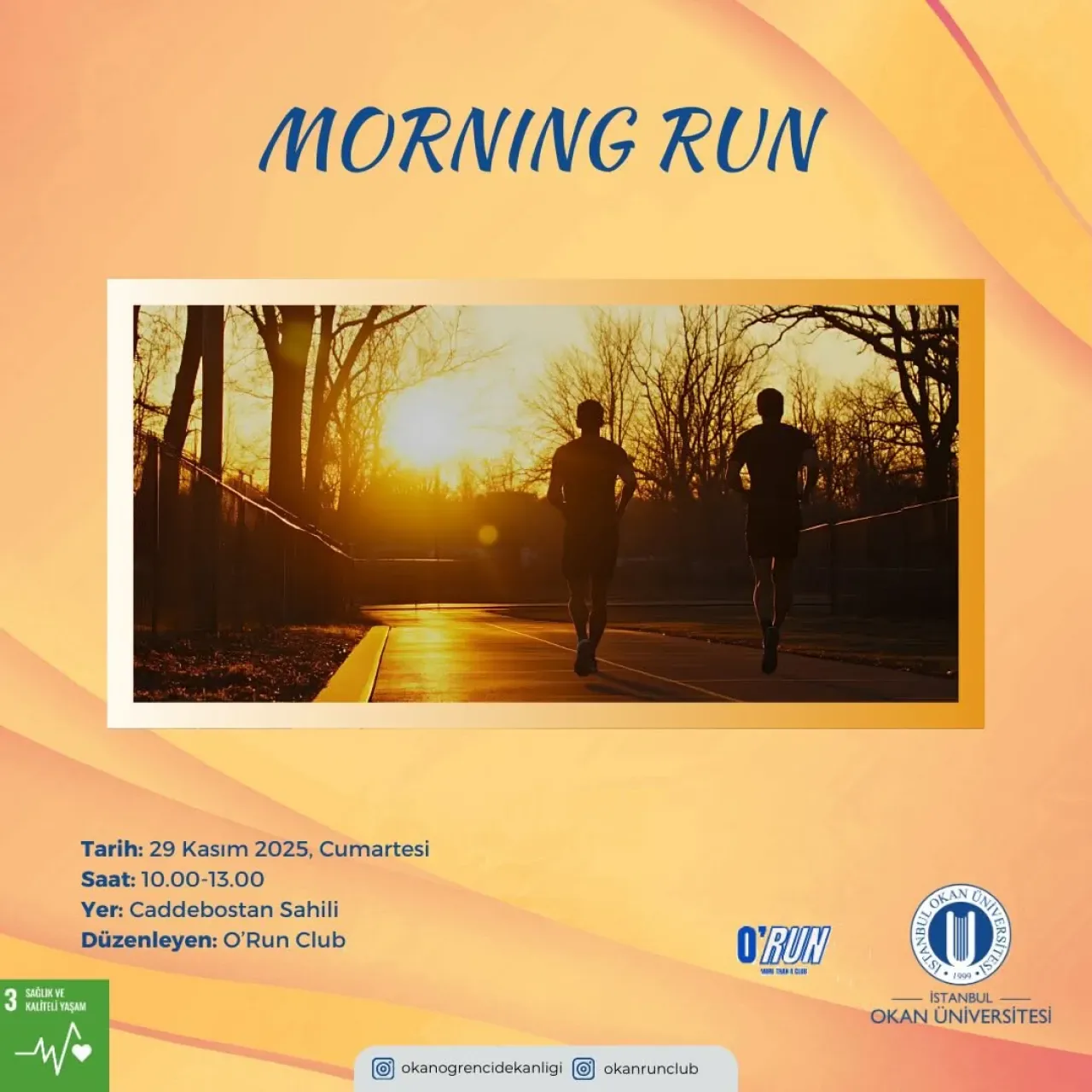 O Run Club, Caddebostan'da Sabah Koşusu Etkinliği Düzenliyor O Run Club, Caddebostan'da Sabah Koşusu Etkinliği Düzenliyor