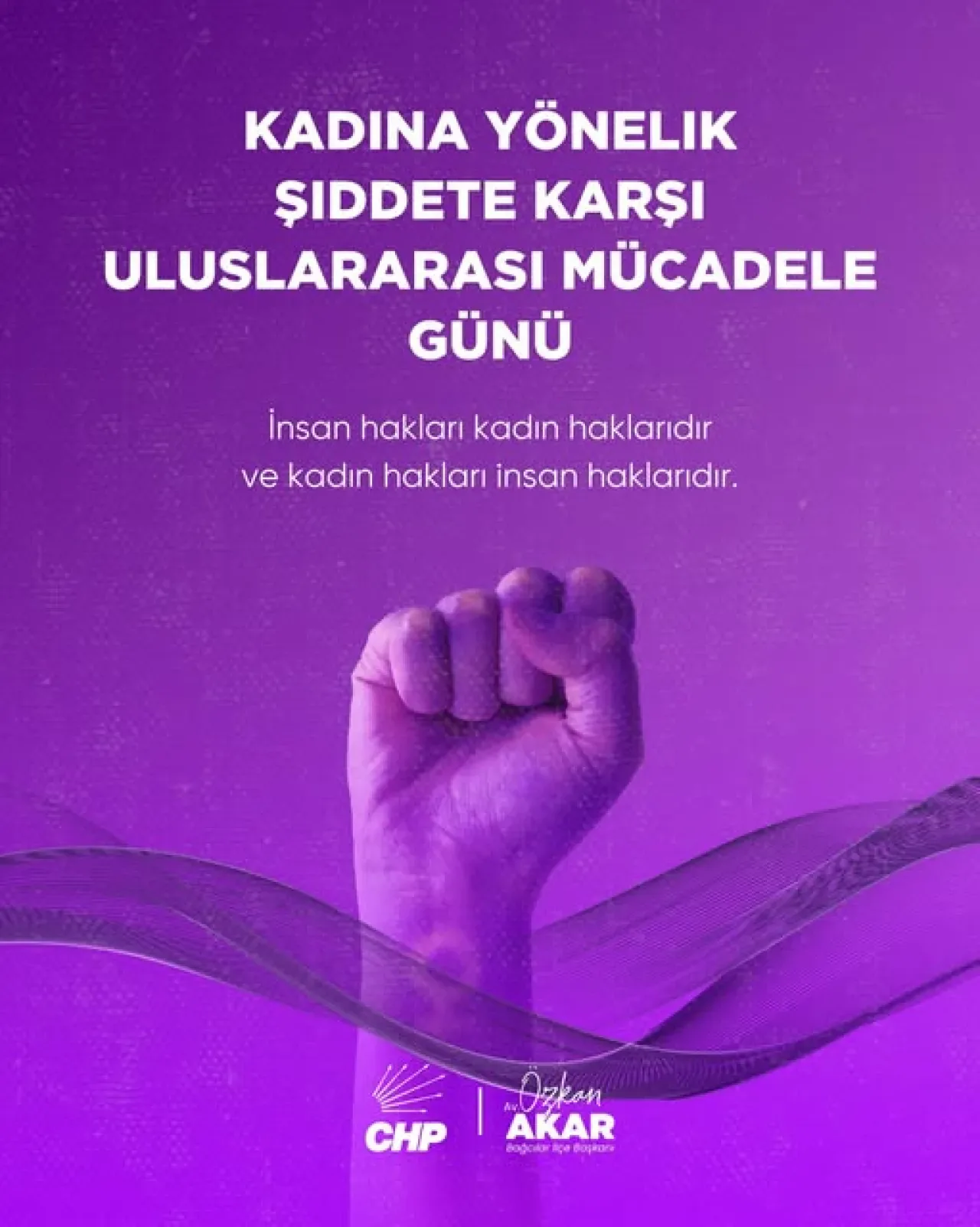Bağcılar CHP, Kadına Yönelik Şiddetle Mücadele Çağrısı Yaptı Bağcılar CHP, Kadına Yönelik Şiddetle Mücadele Çağrısı Yaptı