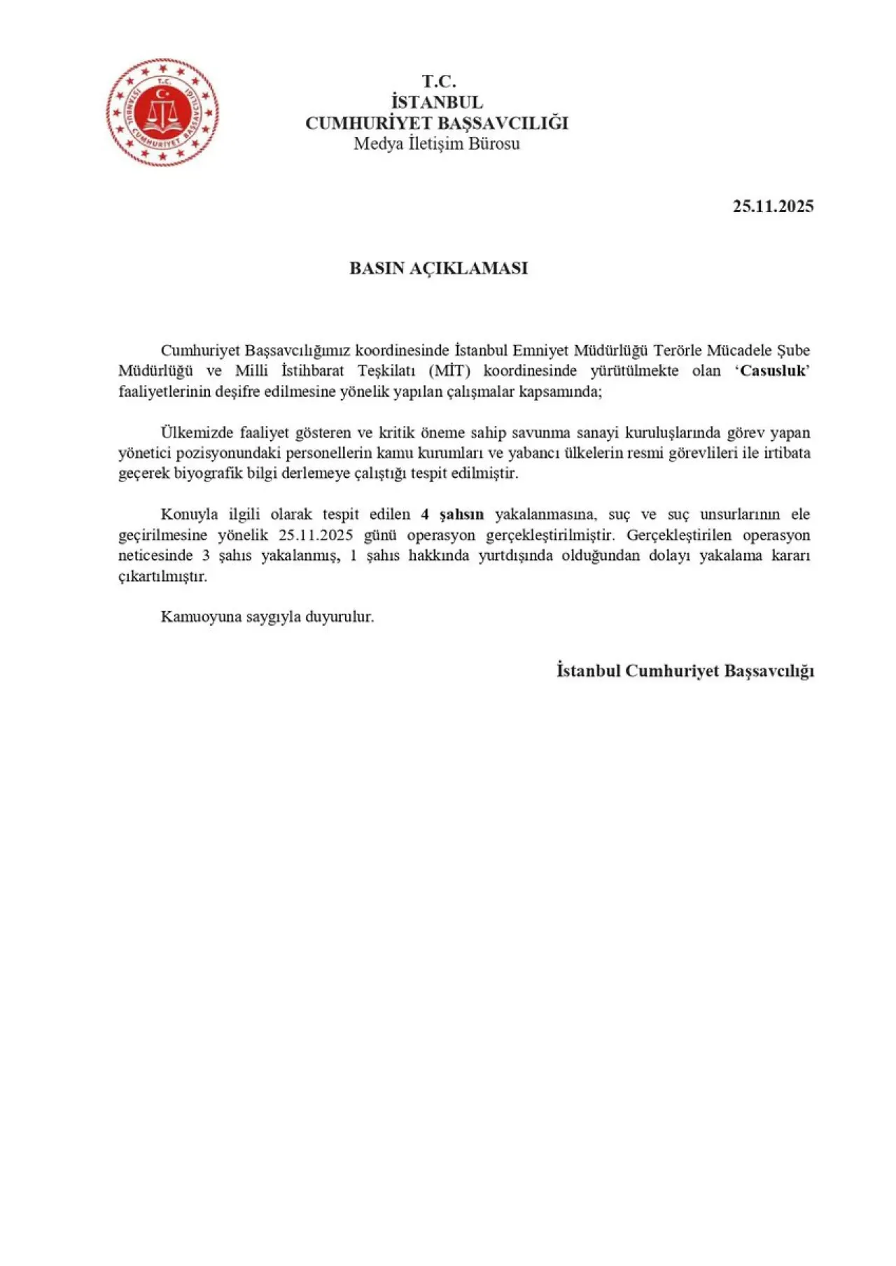 MİT'ten Savunma Sanayii Casusluk Operasyonu MİT'ten Savunma Sanayii Casusluk Operasyonu