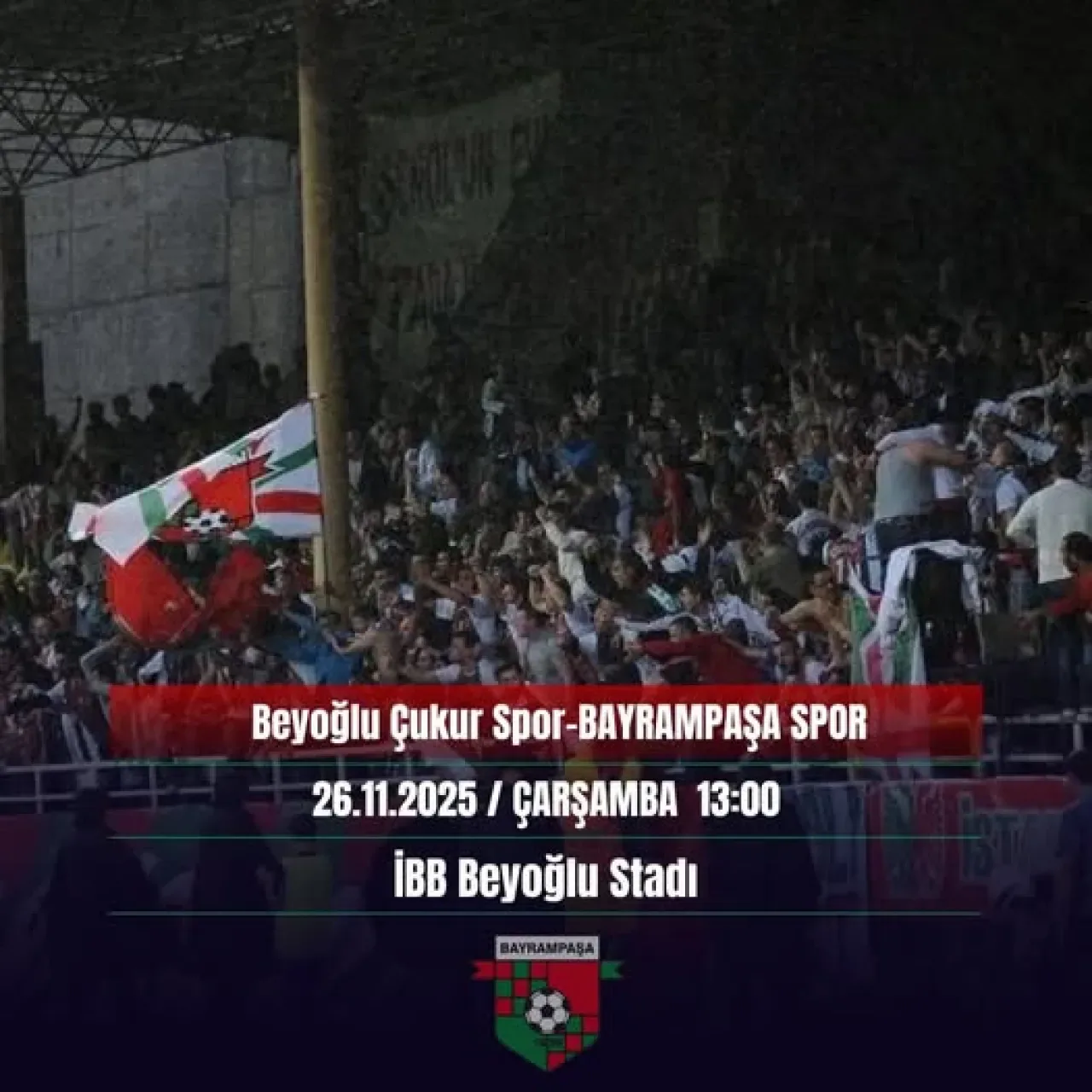 Bayrampaşa Spor, Beyoğlu Çukur Spor Derbisinde Sahada Bayrampaşa Spor, Beyoğlu Çukur Spor Derbisinde Sahada