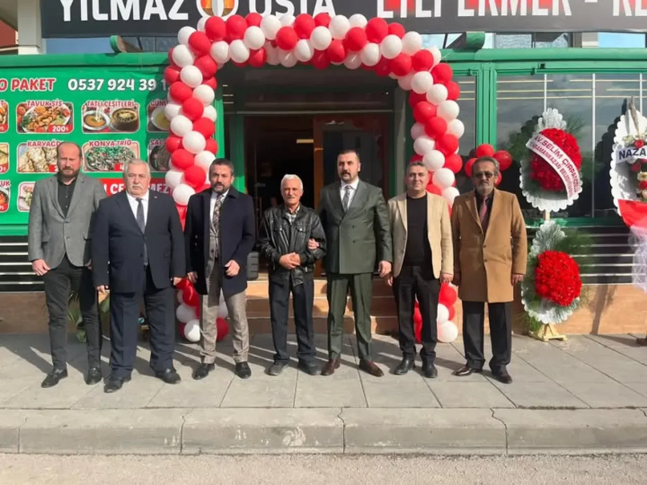 MHP Kahramankazan Yönetimi, Yeni Açılan İşletmeye Hayırlı Olsun Ziyareti Gerçekleştirdi MHP Kahramankazan Yönetimi, Yeni Açılan İşletmeye Hayırlı Olsun Ziyareti Gerçekleştirdi