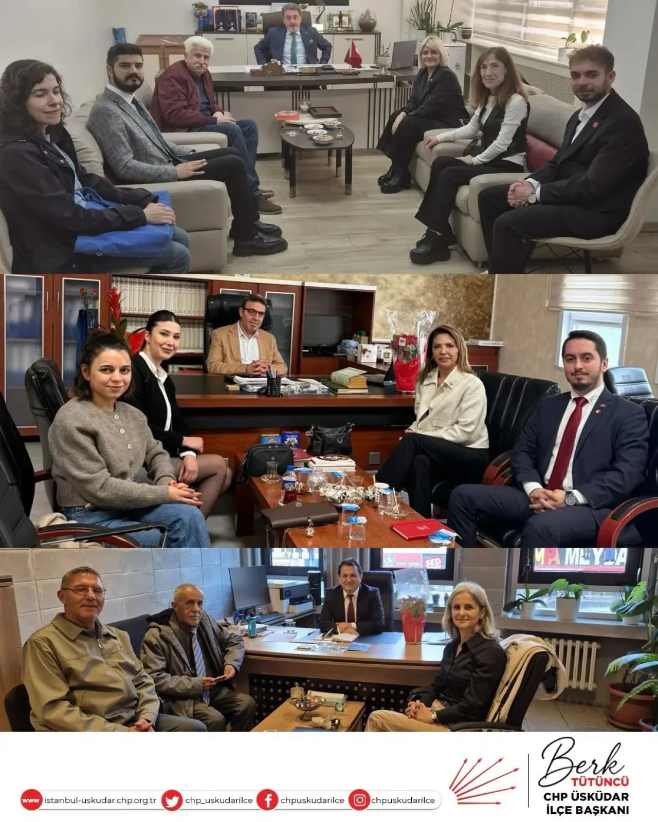 CHP Üsküdar İlçesi, 24 Kasım Öğretmenler Günü'nde Okul Ziyaretleri Gerçekleştirdi CHP Üsküdar İlçesi, 24 Kasım Öğretmenler Günü'nde Okul Ziyaretleri Gerçekleştirdi