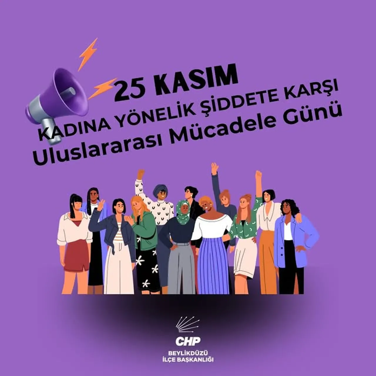CHP Beylikdüzü, 25 Kasım'da Kadına Yönelik Şiddetle Mücadeleye Dikkat Çekti CHP Beylikdüzü, 25 Kasım'da Kadına Yönelik Şiddetle Mücadeleye Dikkat Çekti