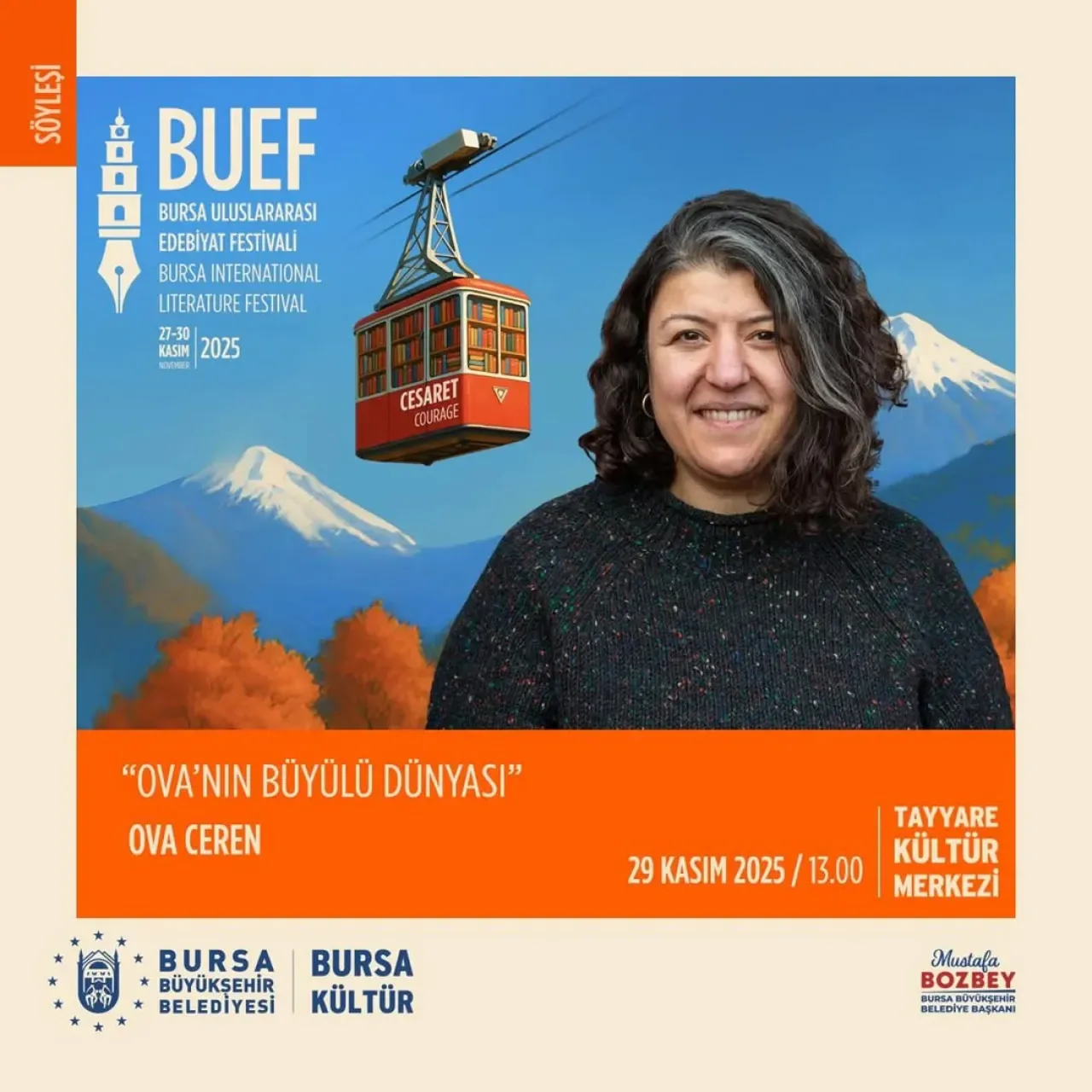 Ova Ceren'in Fantastik Edebiyat Dünyası Bursa'da Okurlarla Buluşuyor Ova Ceren'in Fantastik Edebiyat Dünyası Bursa'da Okurlarla Buluşuyor
