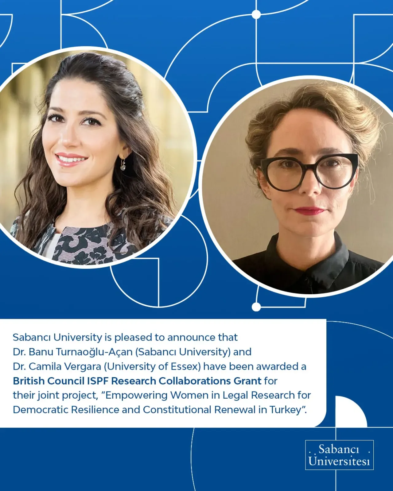 Sabancı Üniversitesi Akademisyenleri, Britanya Konseyi'nden Önemli Araştırma Desteği Aldı Sabancı Üniversitesi Akademisyenleri, Britanya Konseyi'nden Önemli Araştırma Desteği Aldı
