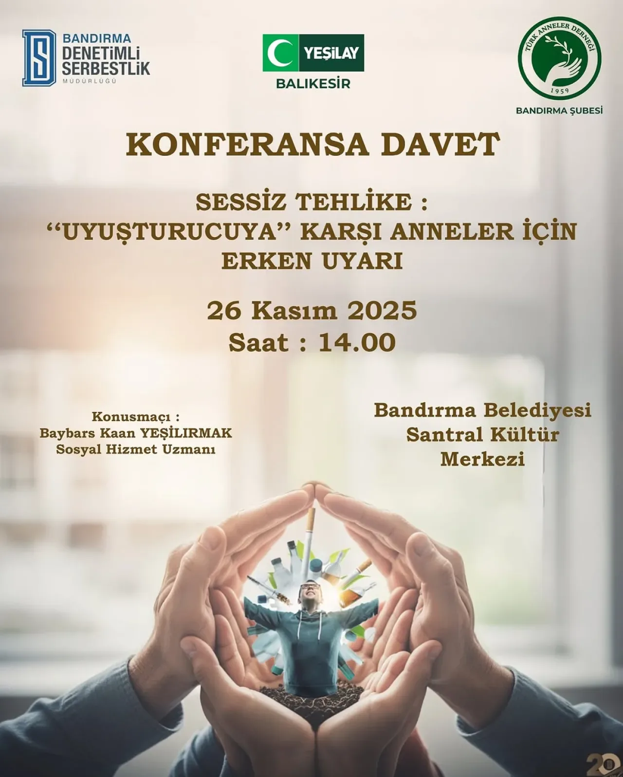 Bandırma'da Uyuşturucuyla Mücadele Konferansı: "Sessiz Tehlike" Bandırma'da Uyuşturucuyla Mücadele Konferansı: "Sessiz Tehlike"