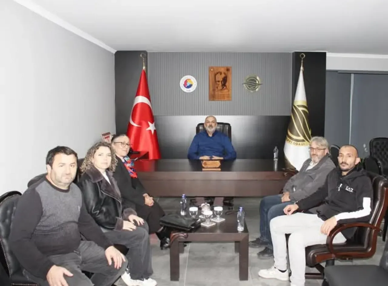 Emlak Danışmanları Birliği Orhangazi Başkanı, TSO'yu Ziyaret Etti Emlak Danışmanları Birliği Orhangazi Başkanı, TSO'yu Ziyaret Etti